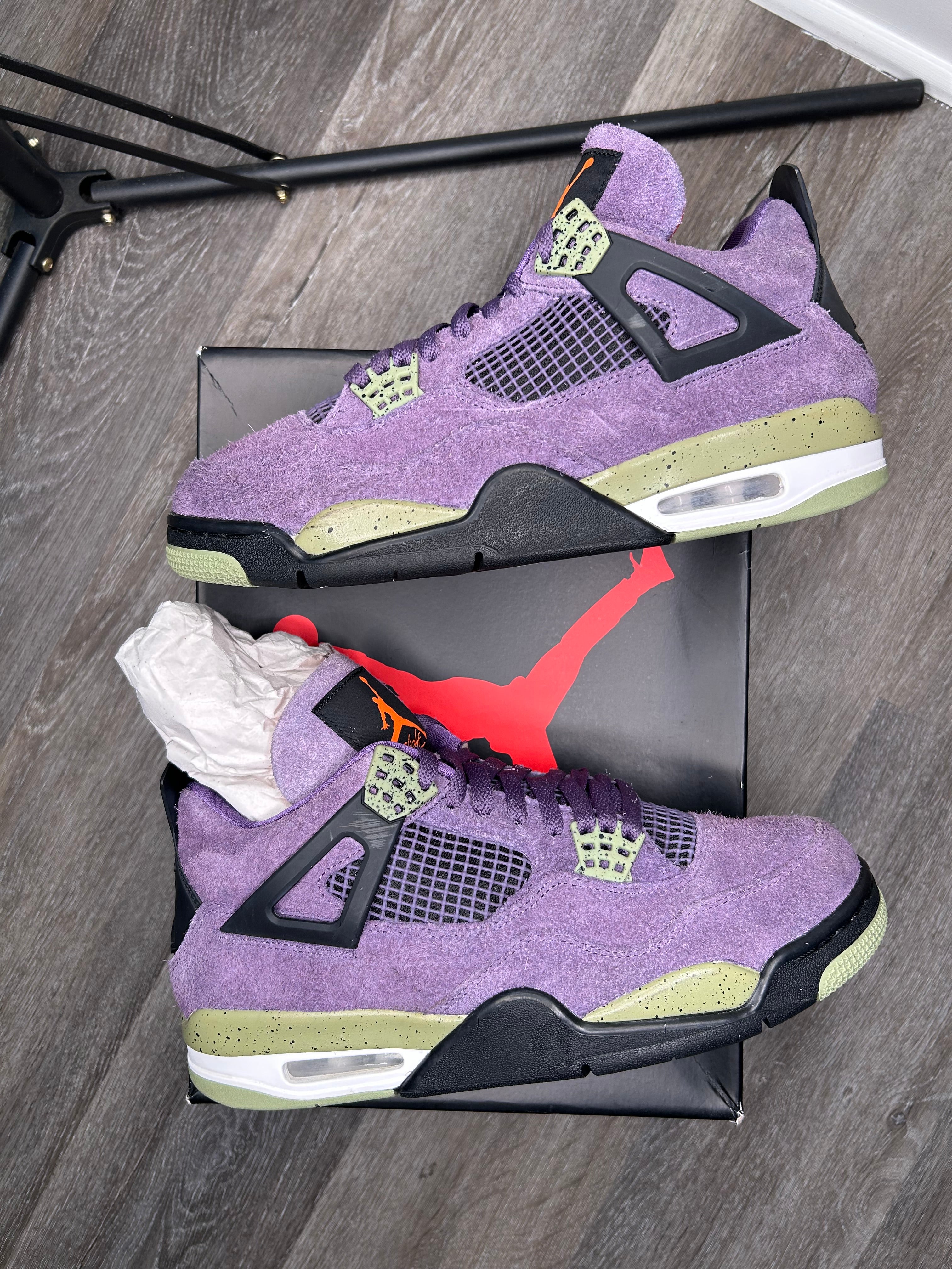 Size 12W/10.5M - Jordan 4 Canyon Purple (2022) AQ9129-500