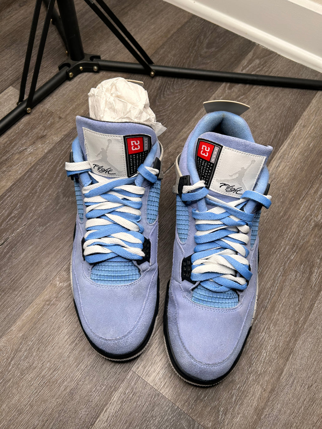 Size 13 Jordan 4 University Blue UNC 2021 CT8527-400 Men’s
