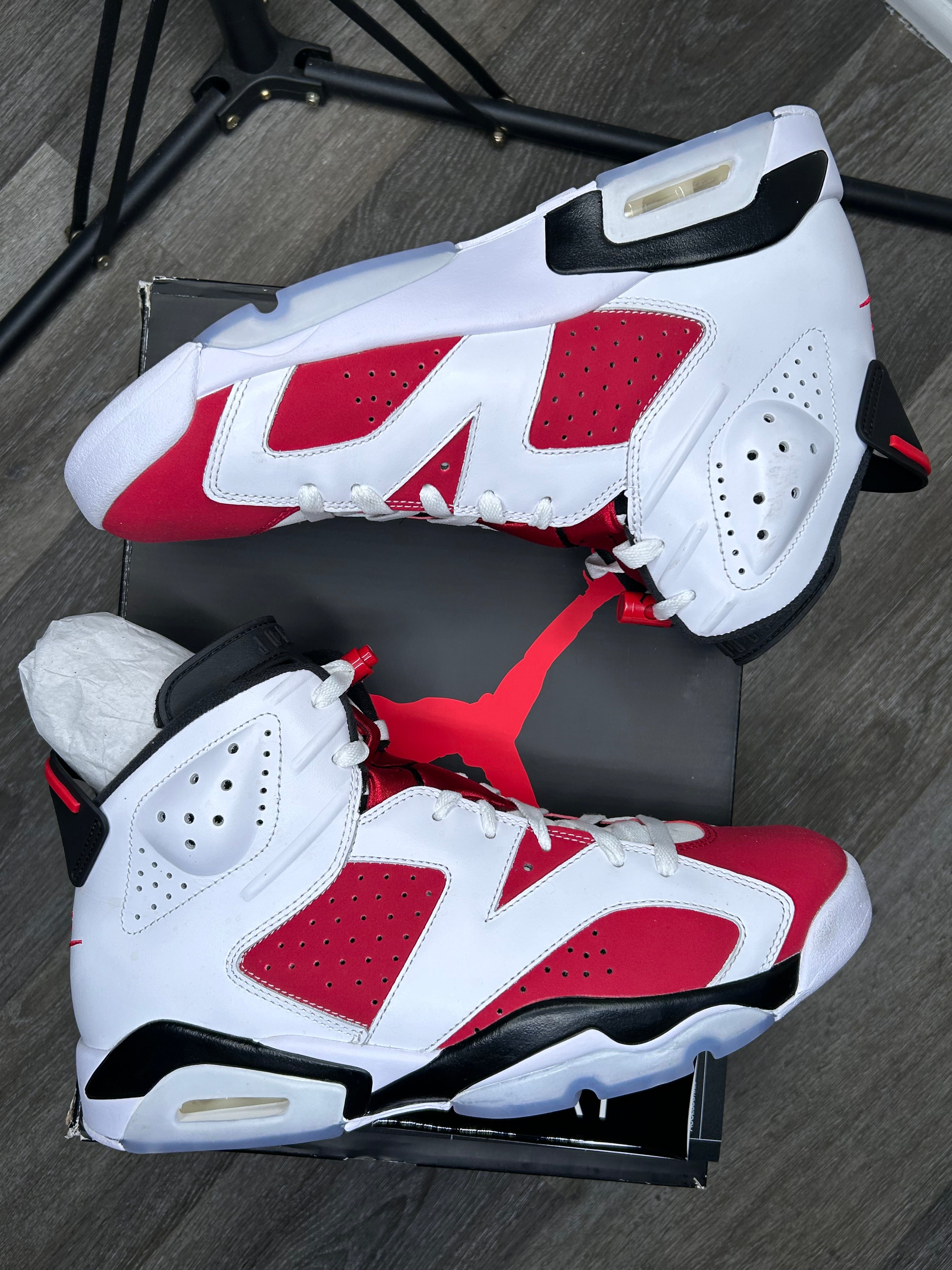 Size 11 Nike Jordan 6 Retro Carmine CT8529-106 Men's With Box