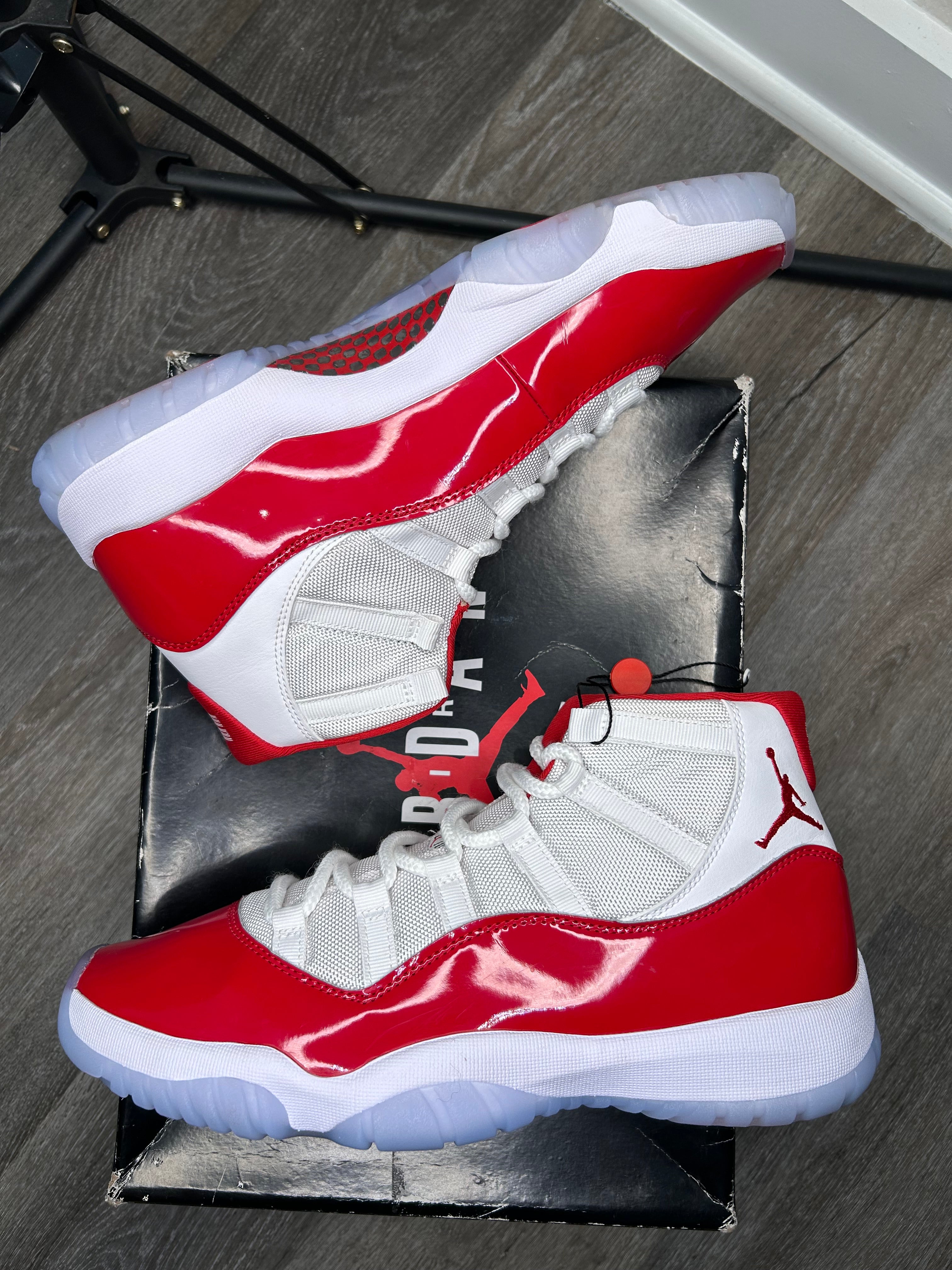 Size 10 - Jordan 11 Cherry White (2022) CT8012-116