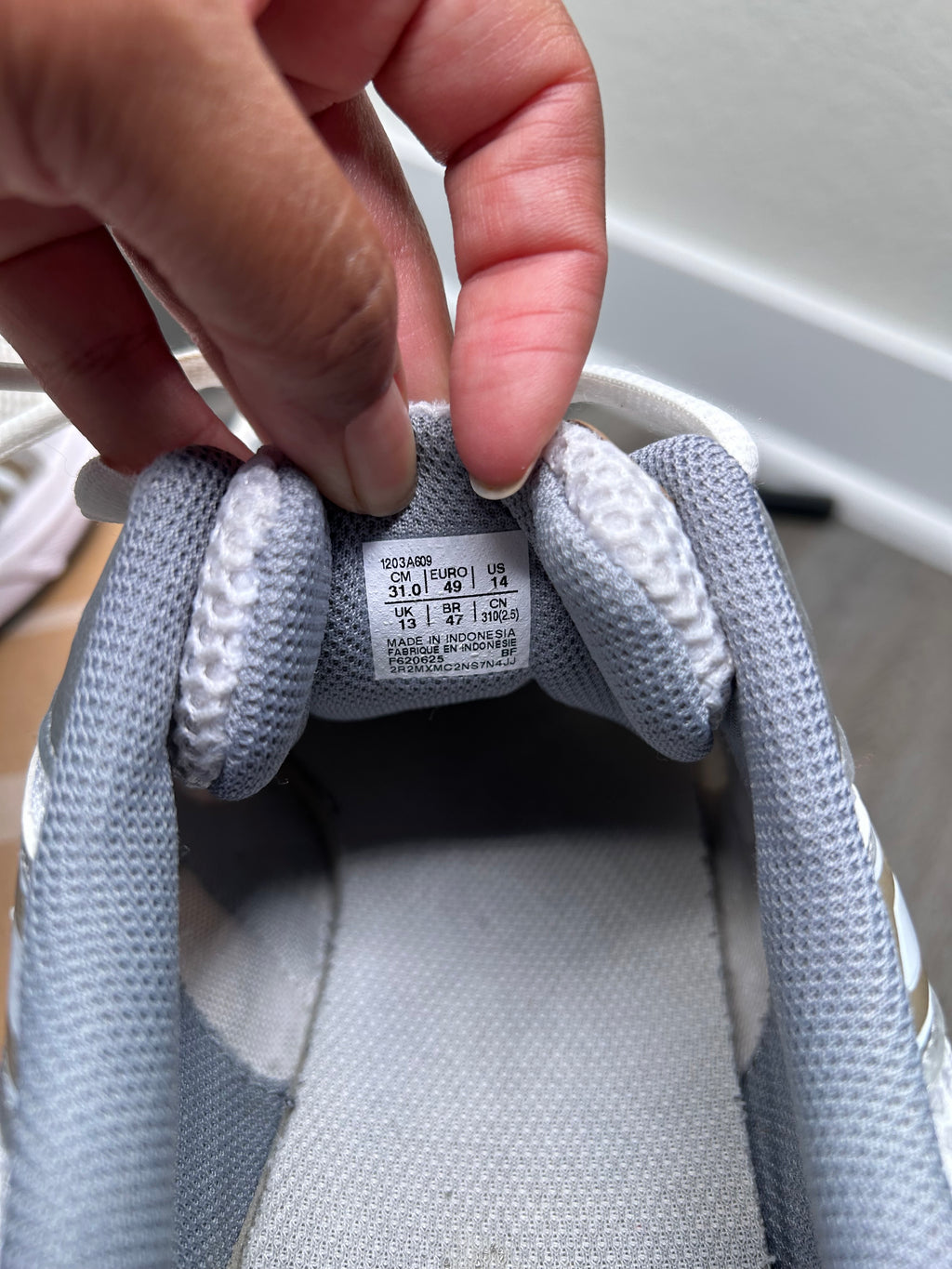 Size 14 - ASICS Gel 1130 White Pepper (2023) 1203A609
