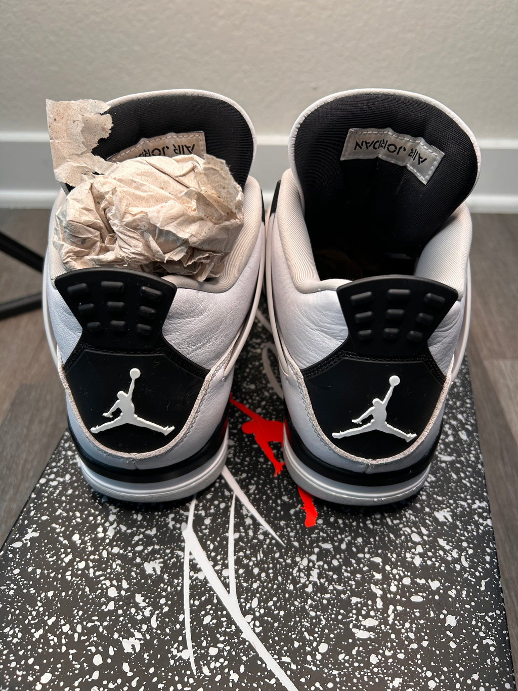 Nike Air Jordan retro 4 military black size 8.5 men’s ￼