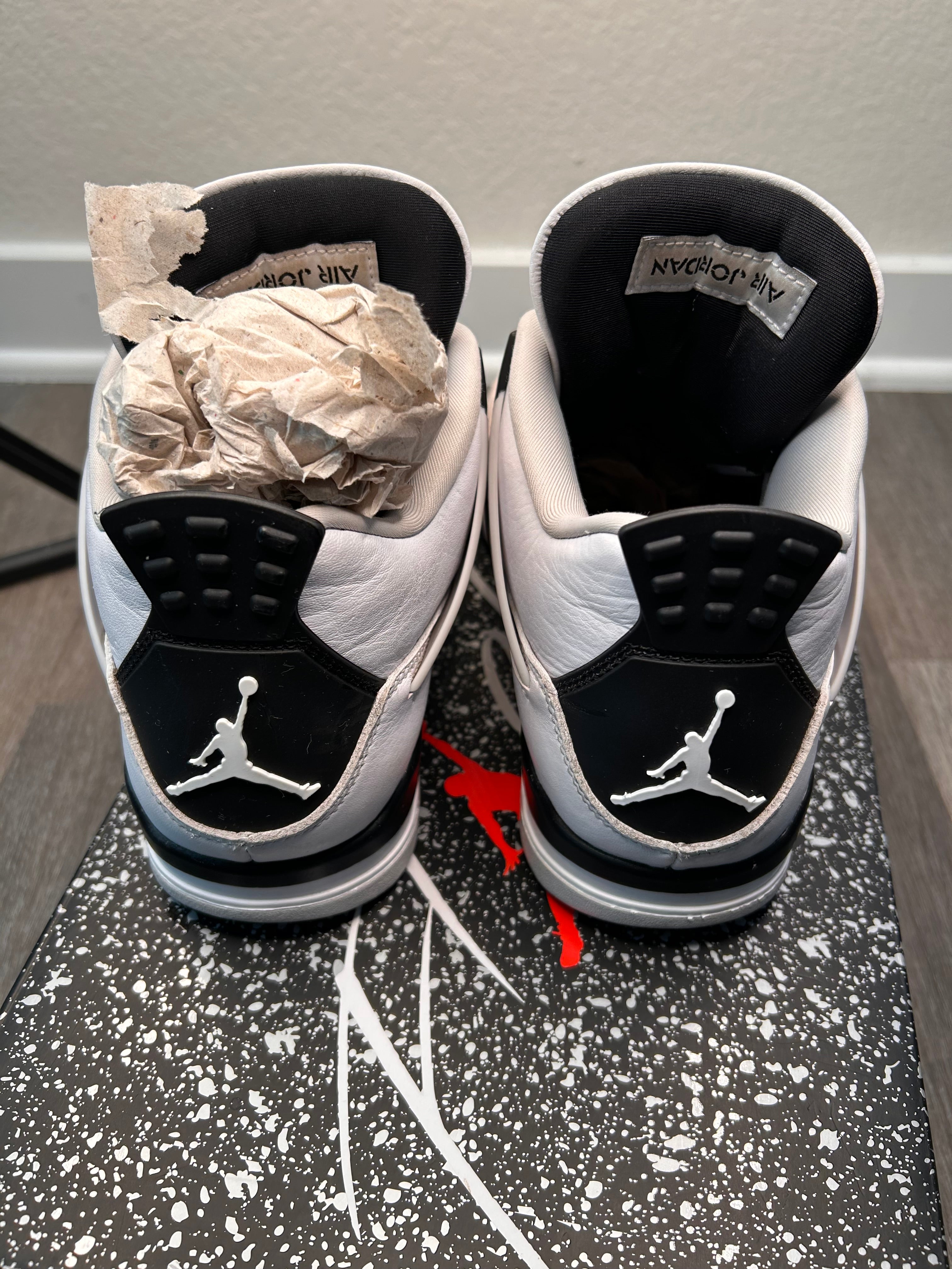 Nike Air Jordan retro 4 military black size 8.5 men’s ￼