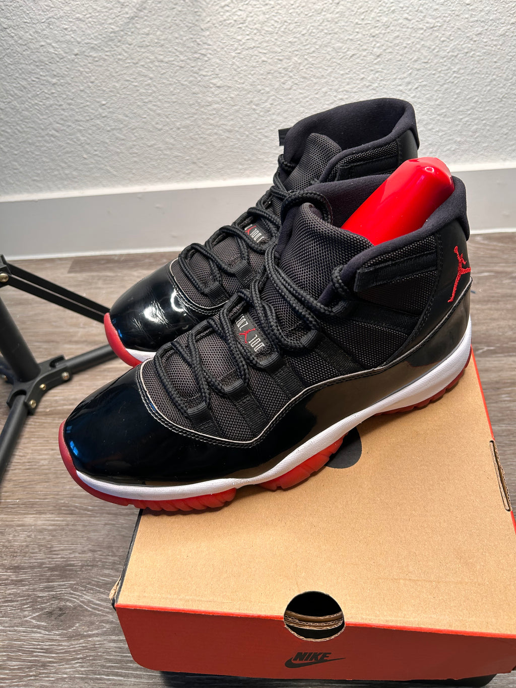 Nike Air Jordan 11 Bred (2019) Men's Size 9.5