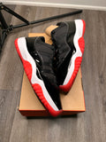 Nike air Jordan retro 11 XI BRED LOW (2025) size 11.5