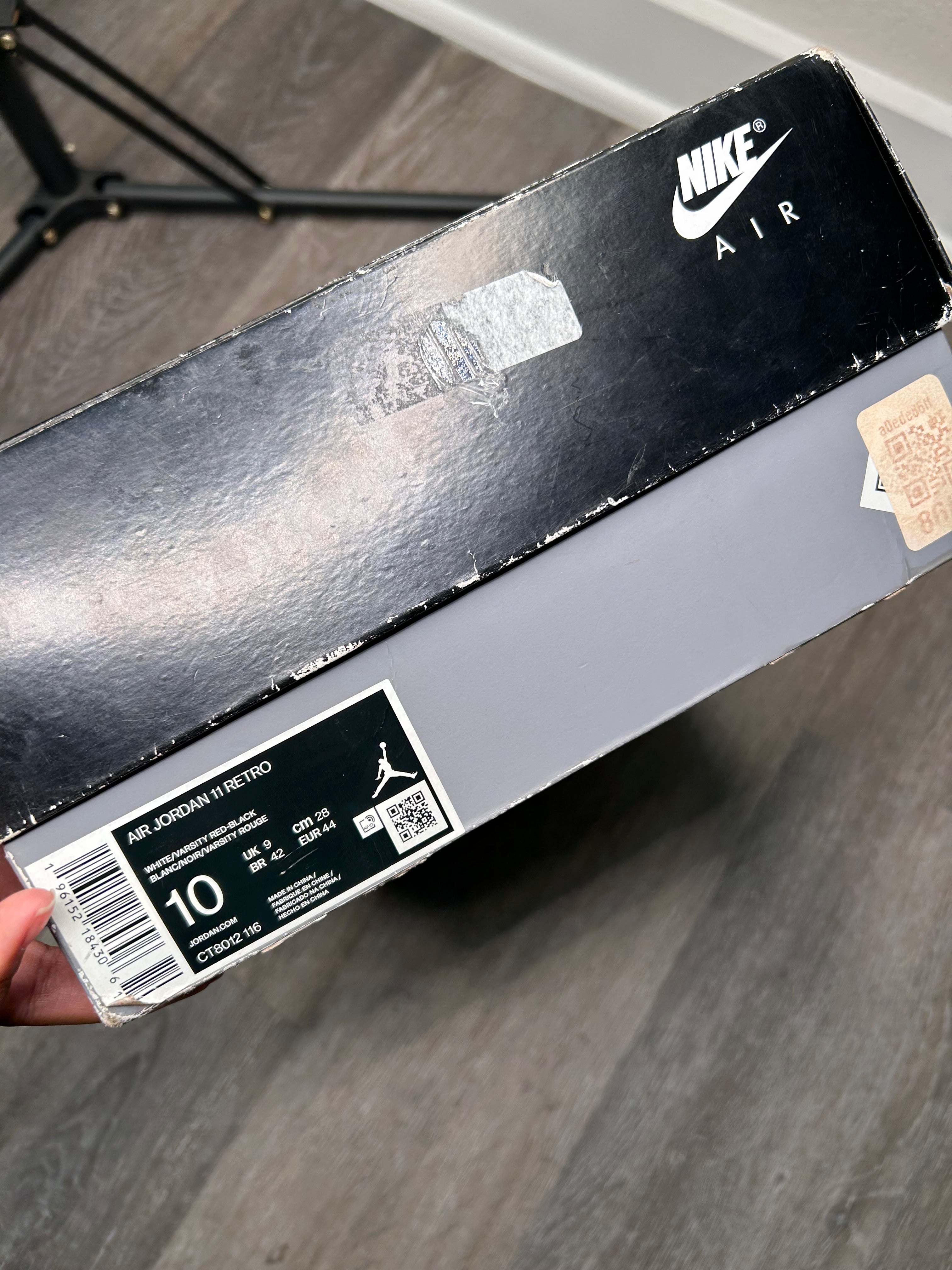 Size 10 - Jordan 11 Cherry White (2022) CT8012-116