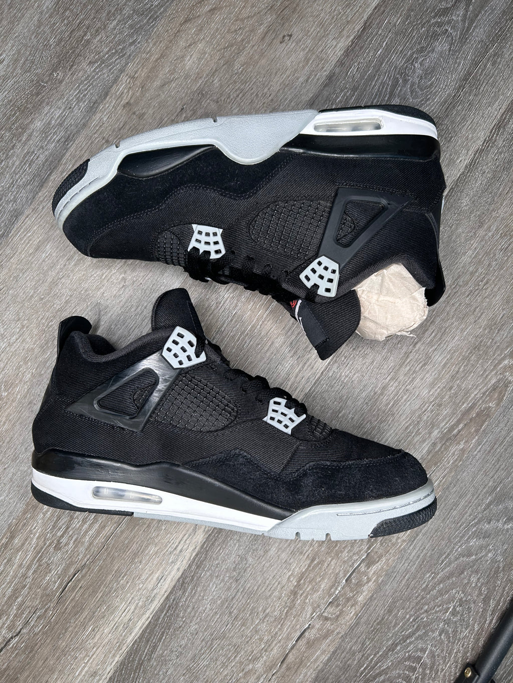 Size 12 - Jordan 4 BLACK CANVAS (2022) DH7138 006