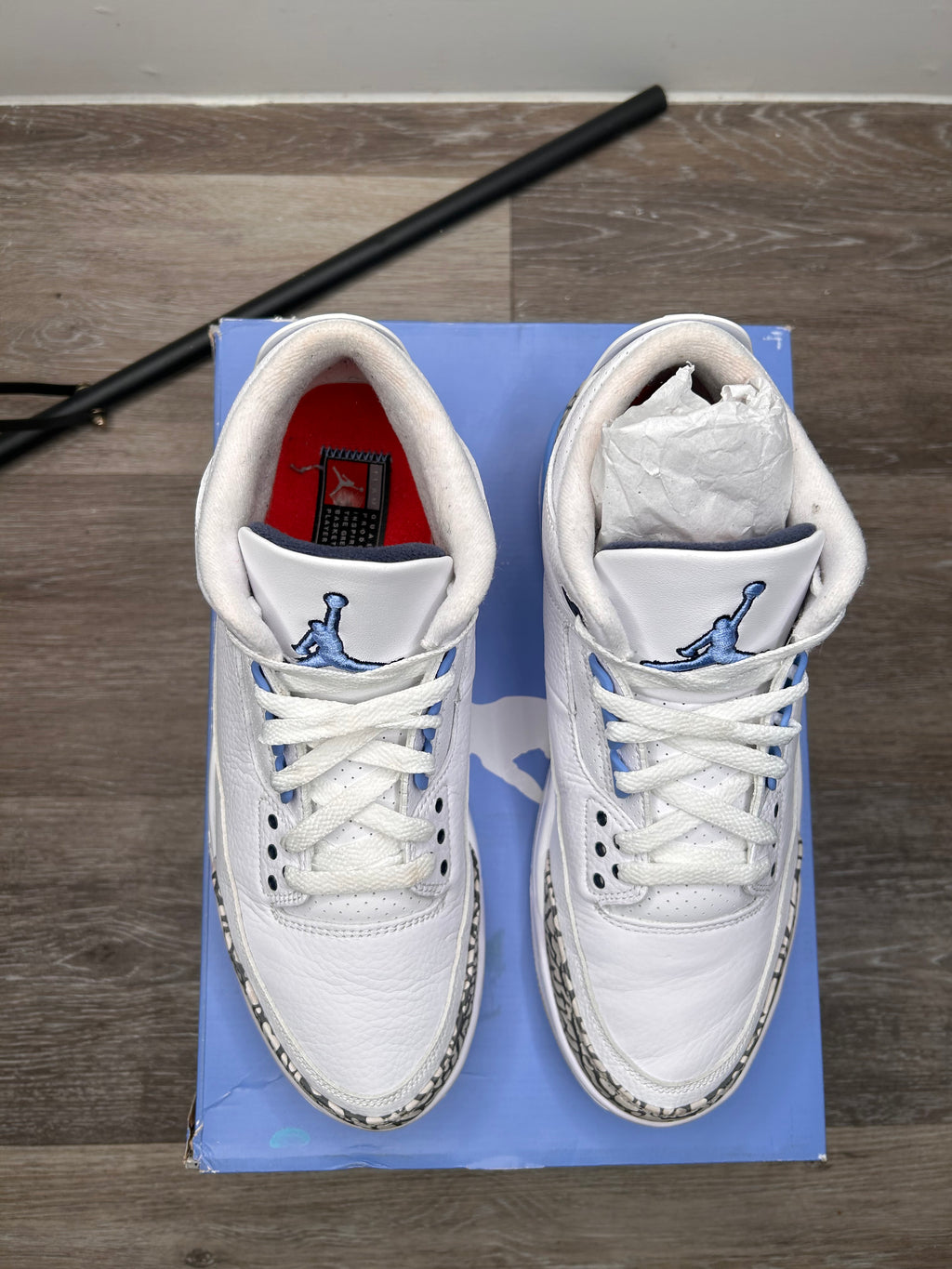 Nike Air Jordan 3 UNC ‘University Blue’ (2020) Size 9.5 Mens CT8532-104 Retro