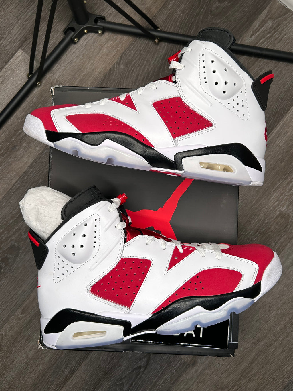 Size 11 Nike Jordan 6 Retro Carmine CT8529-106 Men's With Box