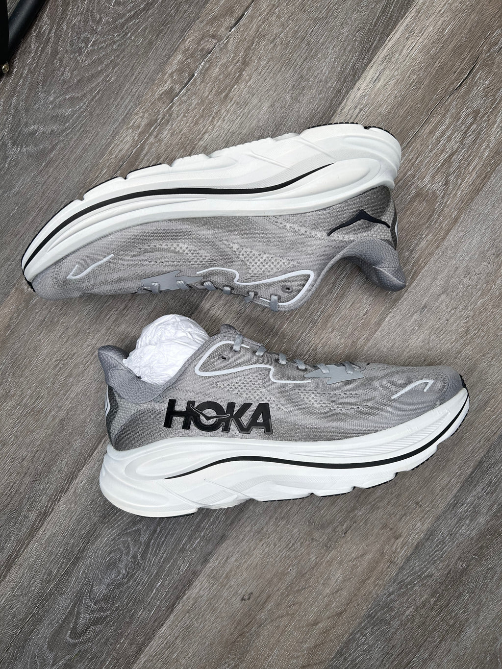 Size 11 - HOKA One One Clifton 10 1162032 STLLR Stellar Grey
