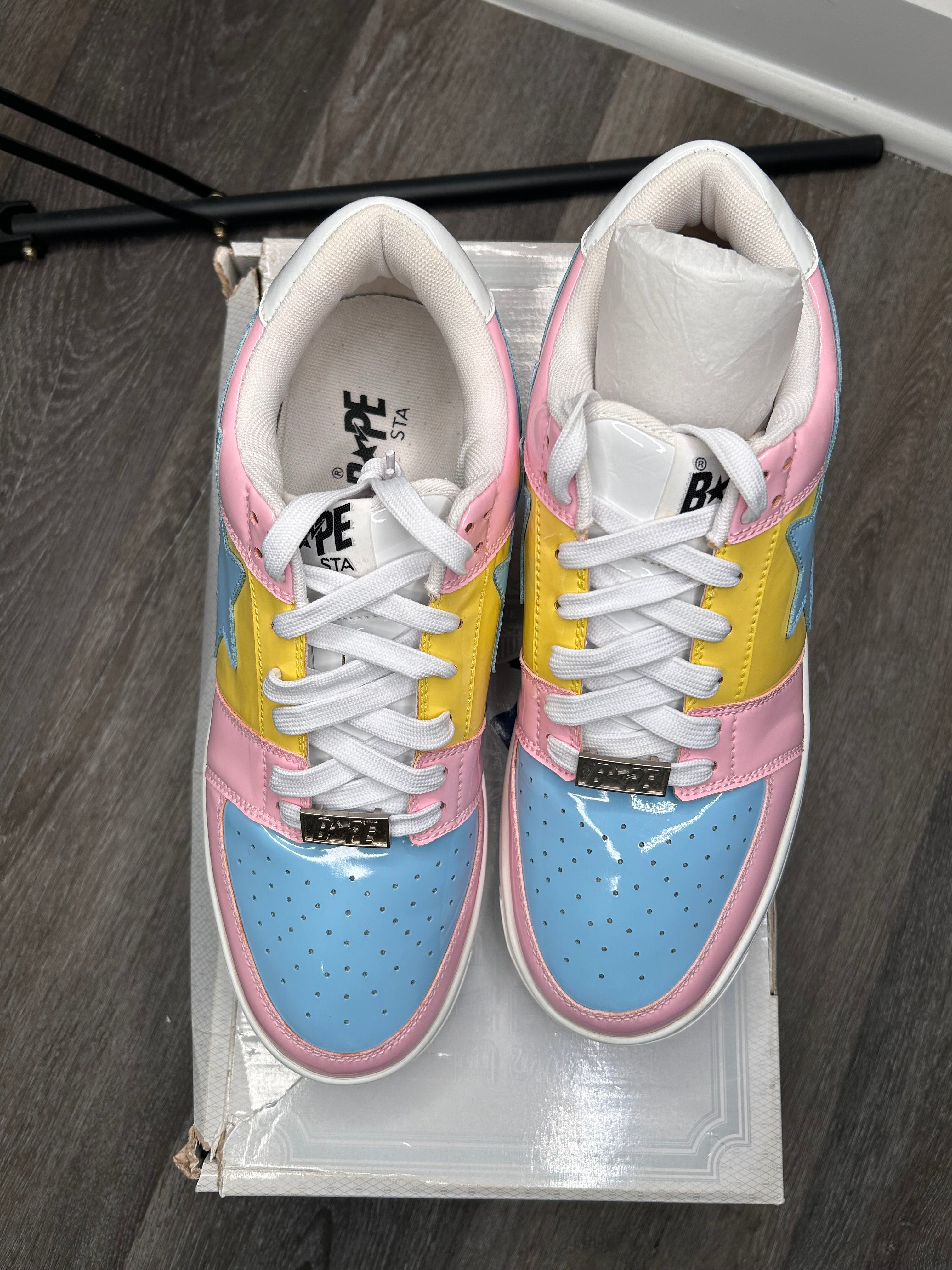 Size 10 - Bapesta low Pink Baby Blue 1E80191001