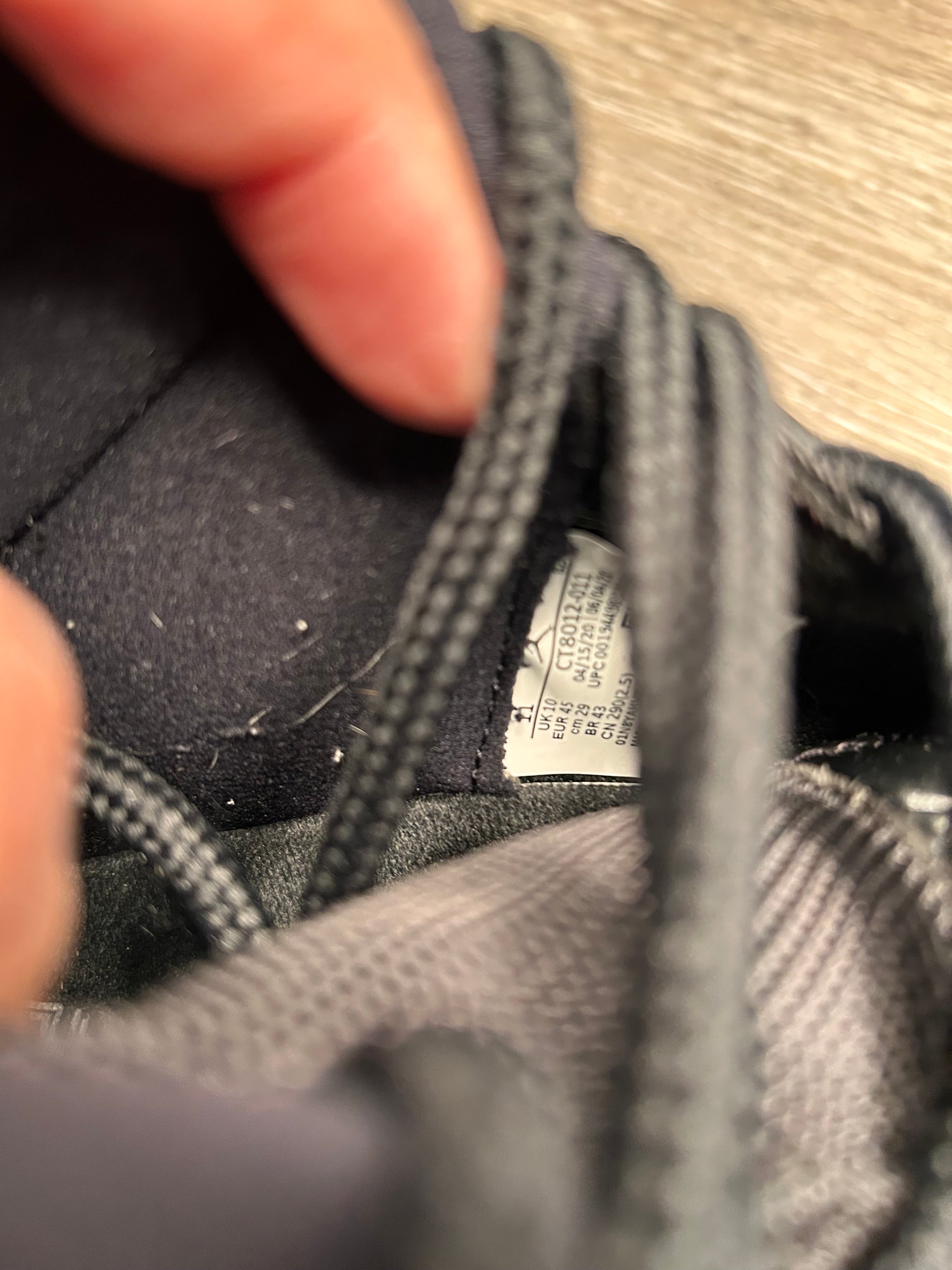 Nike Air Jordan 11 Retro 'Jubilee / 25th Anniversary' CT8012-011 (2020) size 11