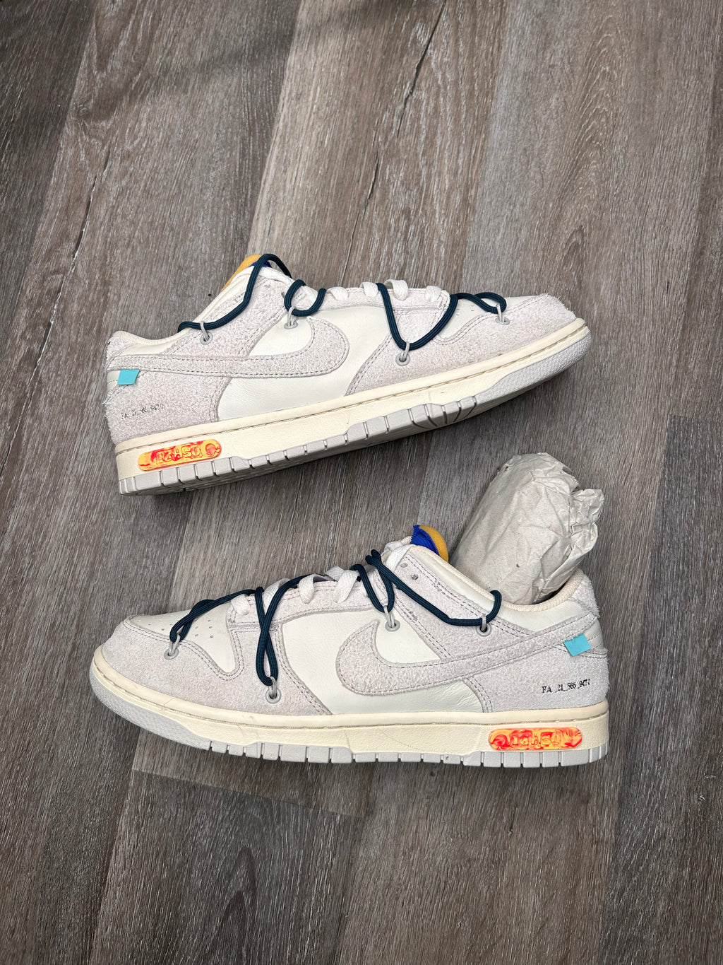 Nike dunk low “off white” lot 16 of 50 (2021) size 9.5 men’s