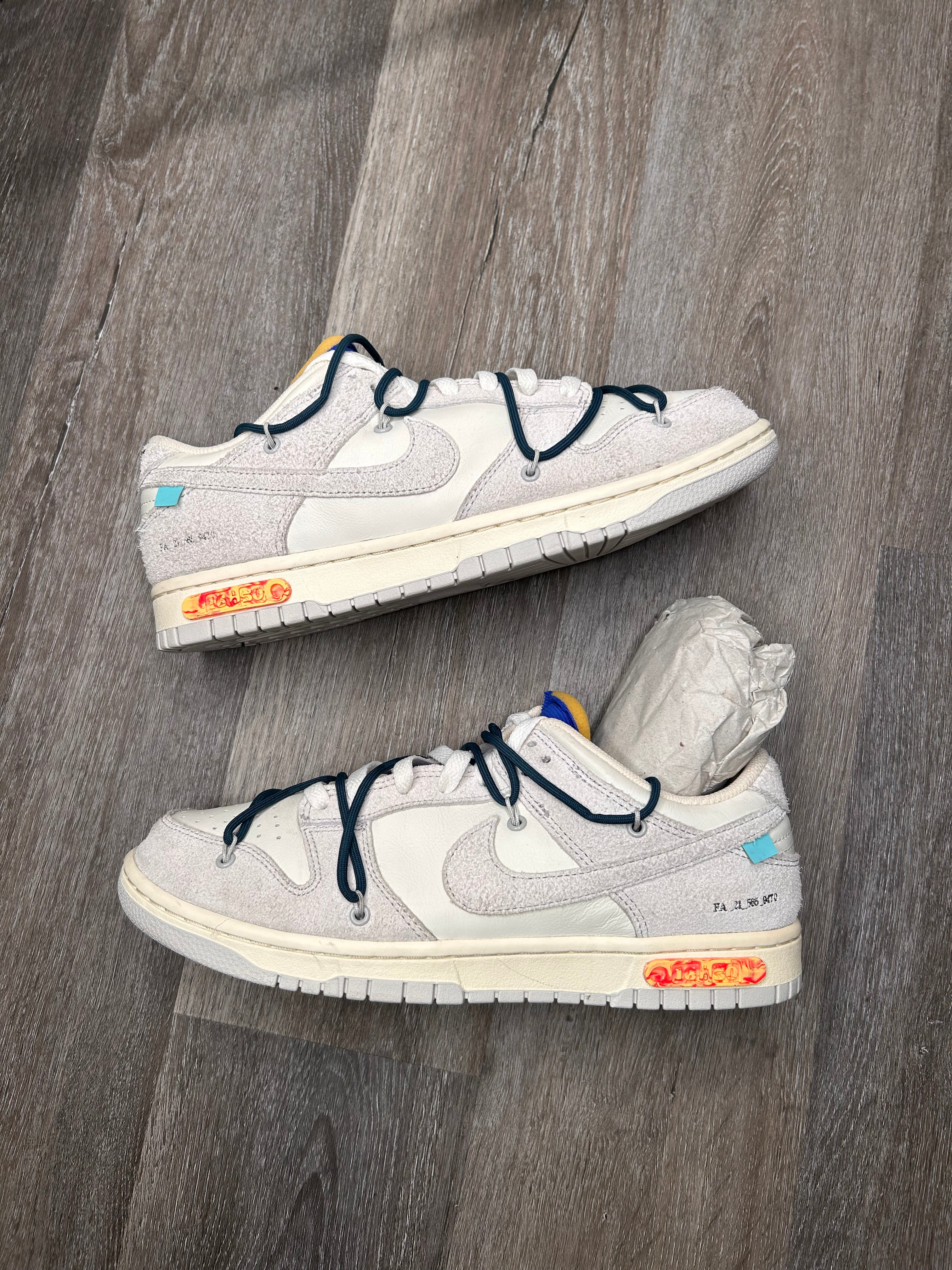 Nike dunk low “off white” lot 16 of 50 (2021) size 9.5 men’s