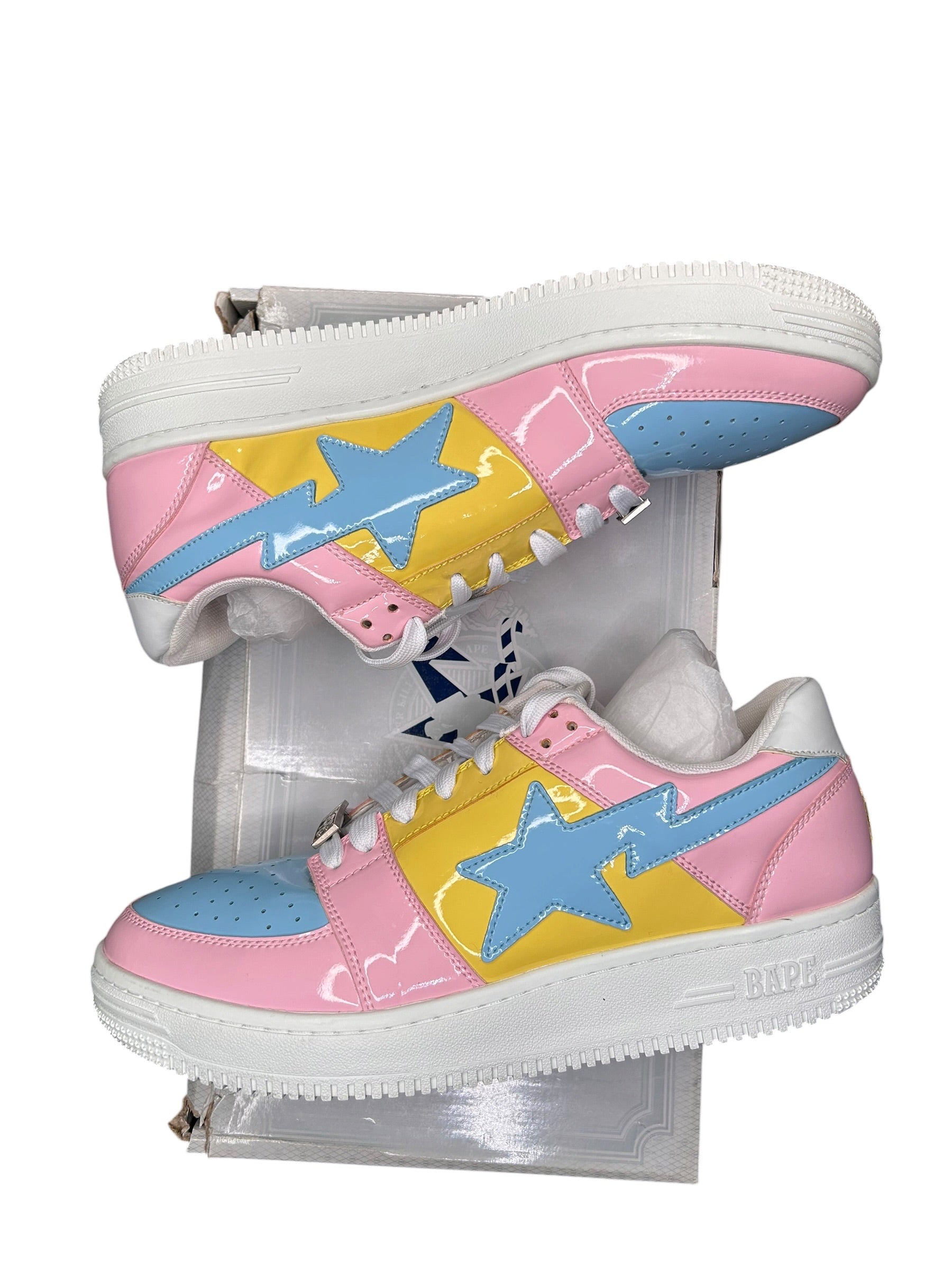 Size 10 - Bapesta low Pink Baby Blue 1E80191001