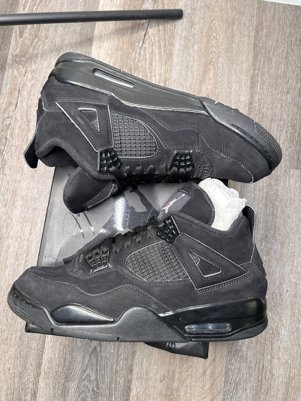 Nike air Jordan retro 4 IV BLACK CAT (2020) size 10 men’s