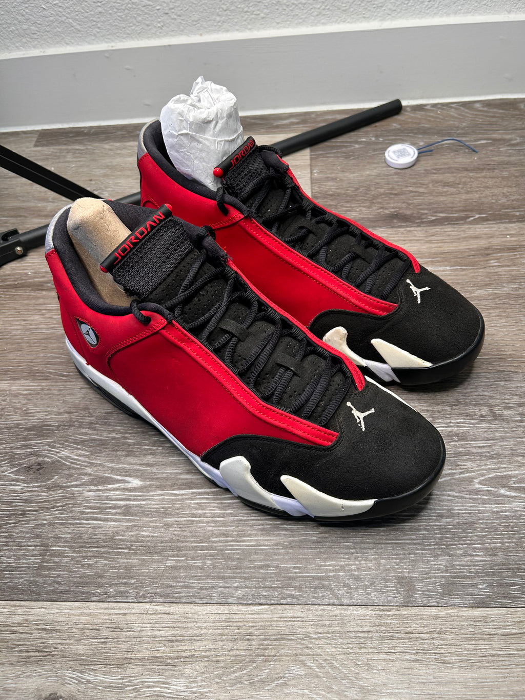 Sizd 13 - Nike Air Jordan Retro 14 Gym Red Toro Men's (487471-006) (2020)