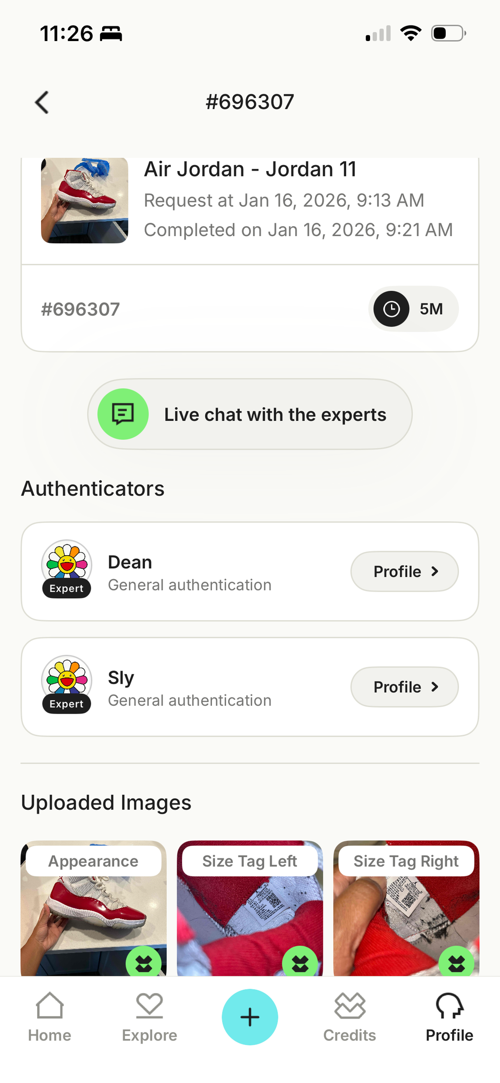 Nike Air Jordan 11 Retro 'Cherry' (2022) CT8012-116 Size 10.5