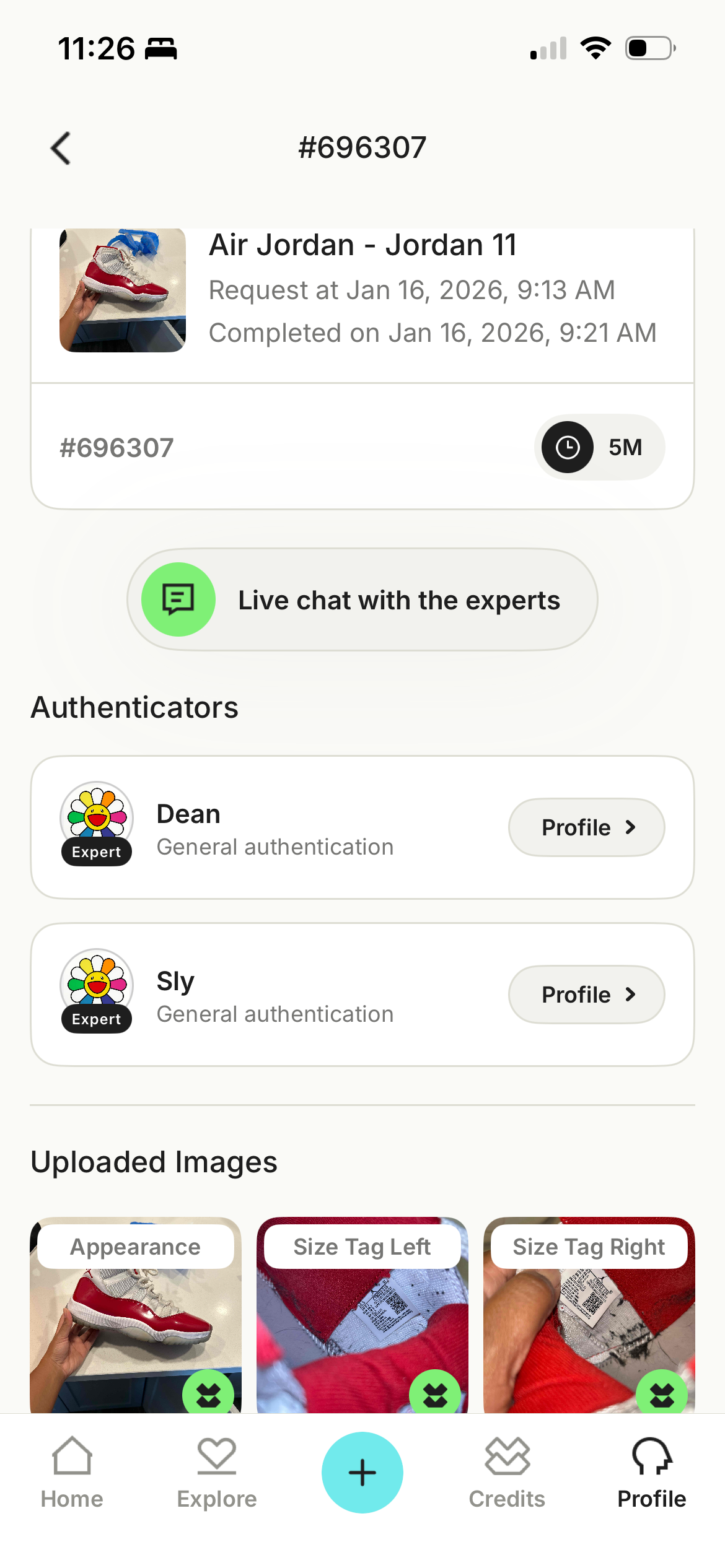 Nike Air Jordan 11 Retro 'Cherry' (2022) CT8012-116 Size 10.5