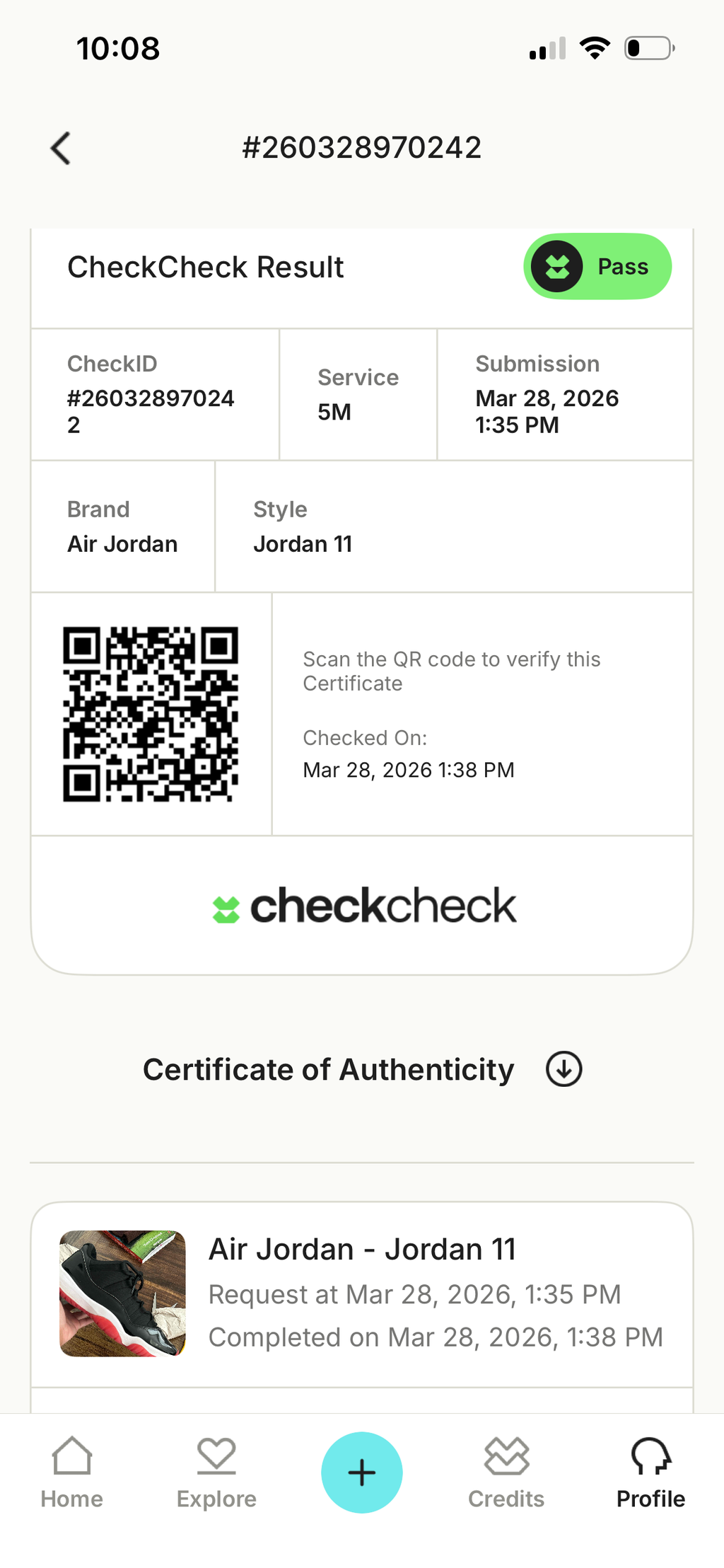 Nike air Jordan retro 11 XI BRED LOW (2025) size 11.5