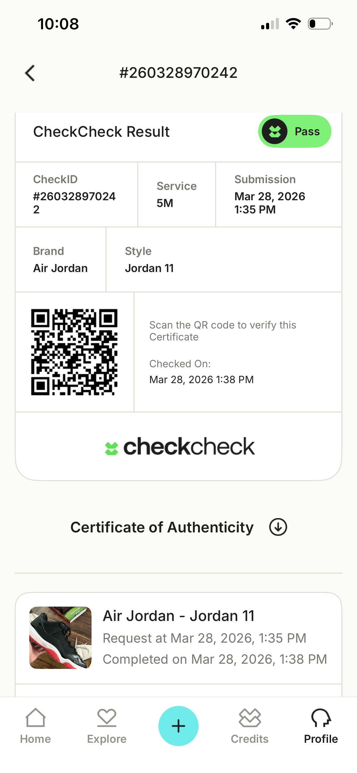 Nike air Jordan retro 11 XI BRED LOW (2025) size 11.5