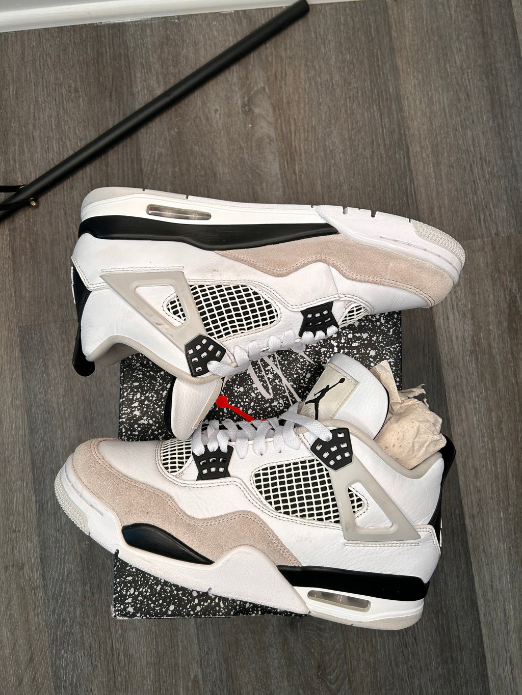 Nike Air Jordan retro 4 military black size 8.5 men’s ￼