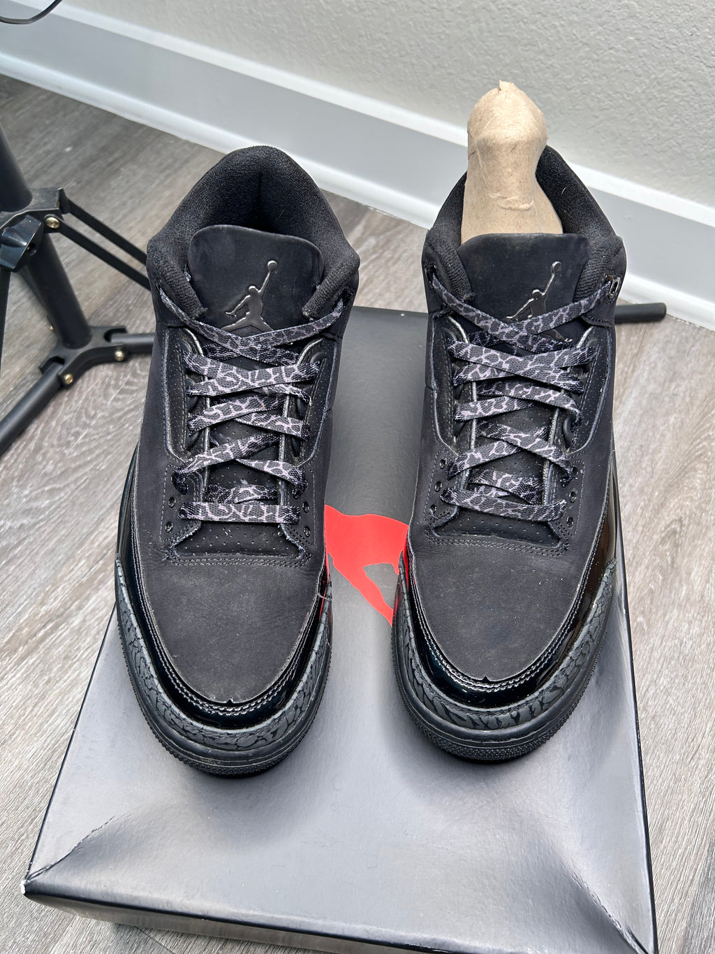 Size 10.5 - Jordan 3 Black Cat (2025) CT8532-001