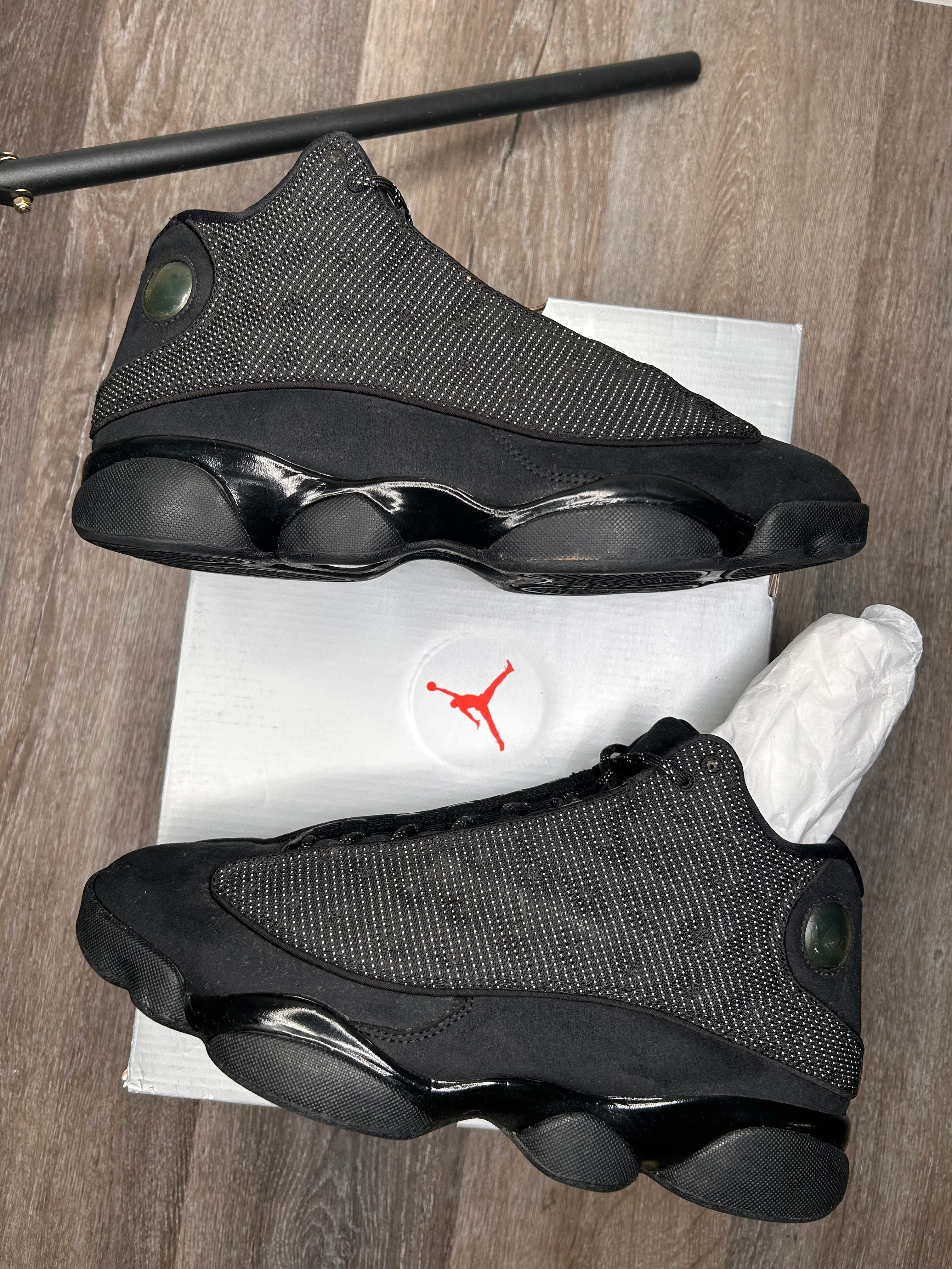 Size 10 Nike air Jordan retro 13 (2017) BLACK CAT