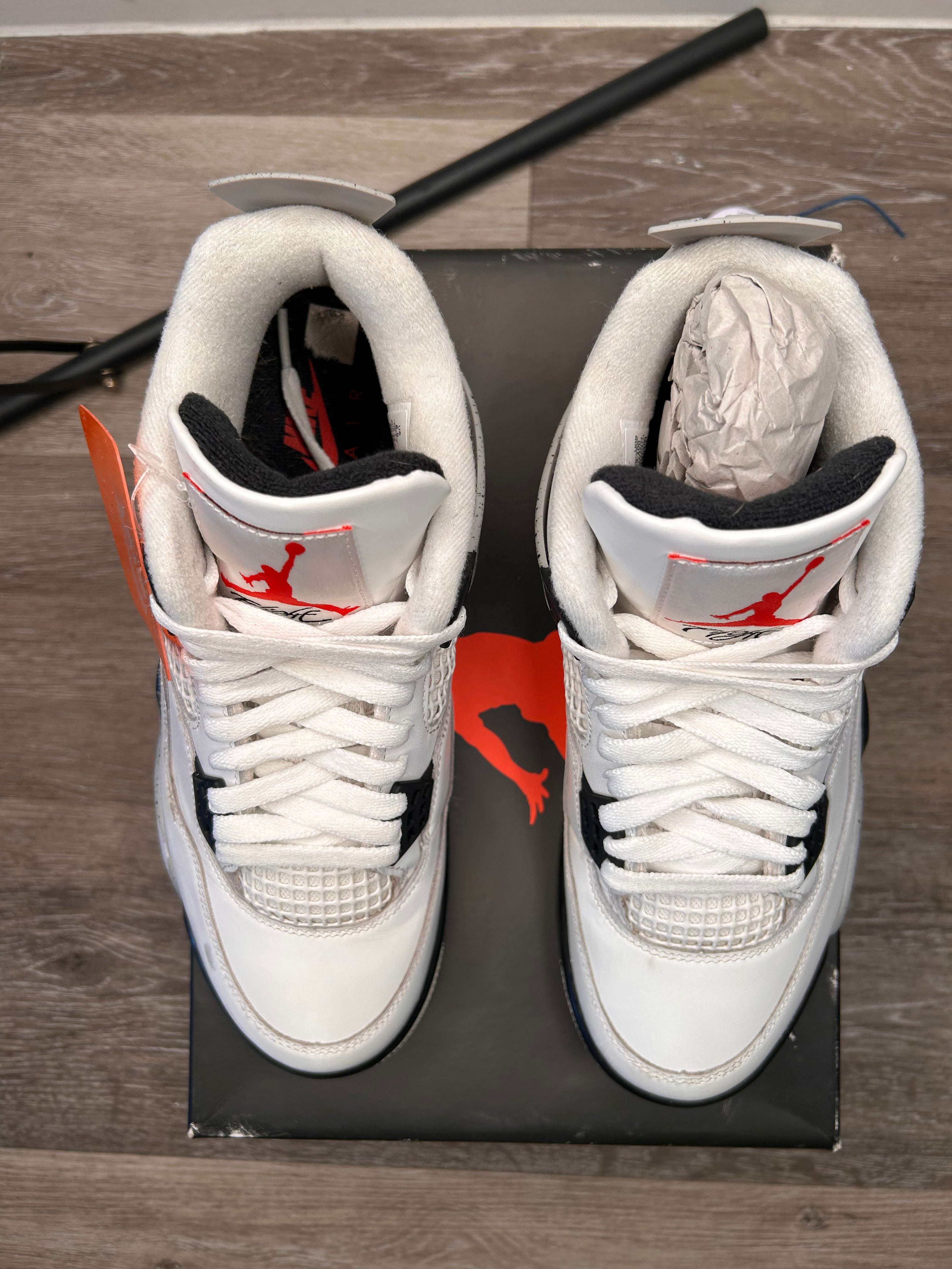 Nike Air Retro Jordan 4 Retro White Cement Og (2025) Size 8.5 Mens