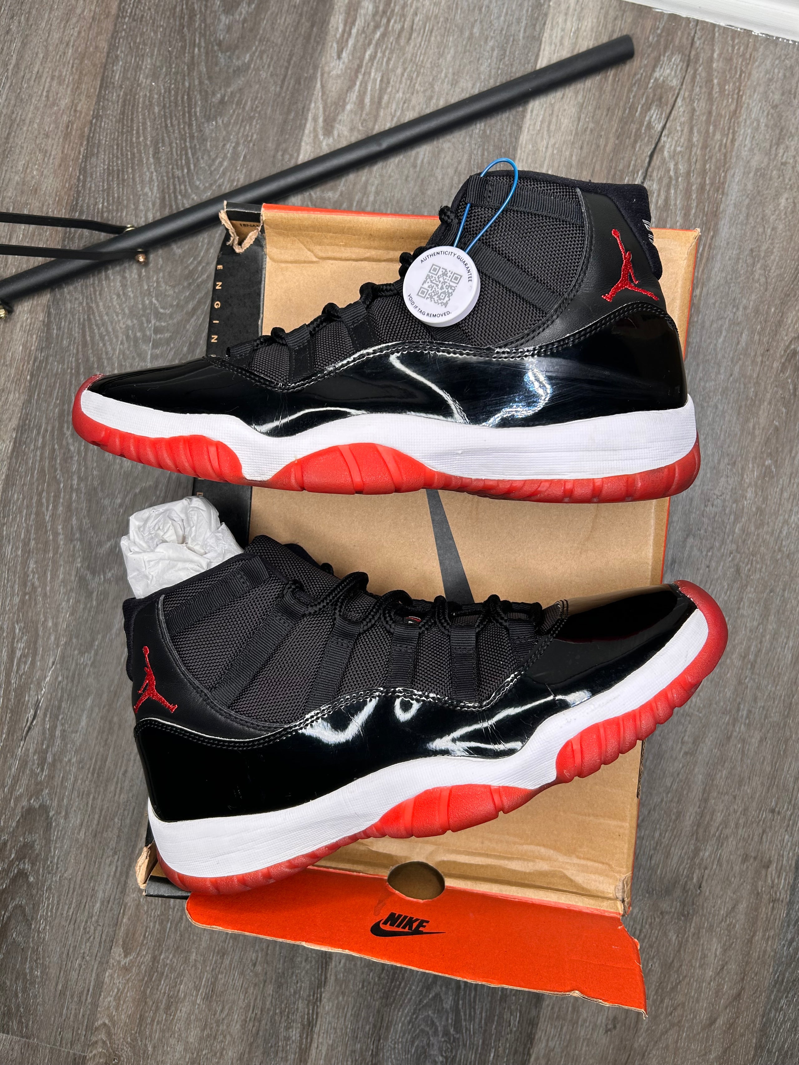 Size 12 Nike air Jordan retro 11 BRED (2019) men’s