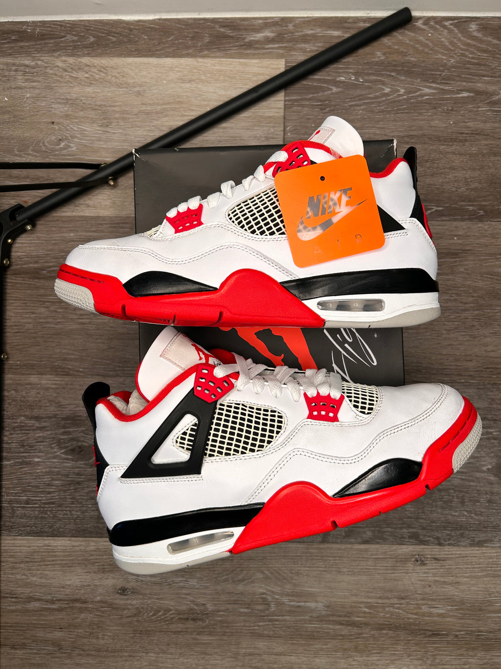 Size 10.5 - Nike Air Jordan 4 Retro Fire Red (2020) DC7770-160