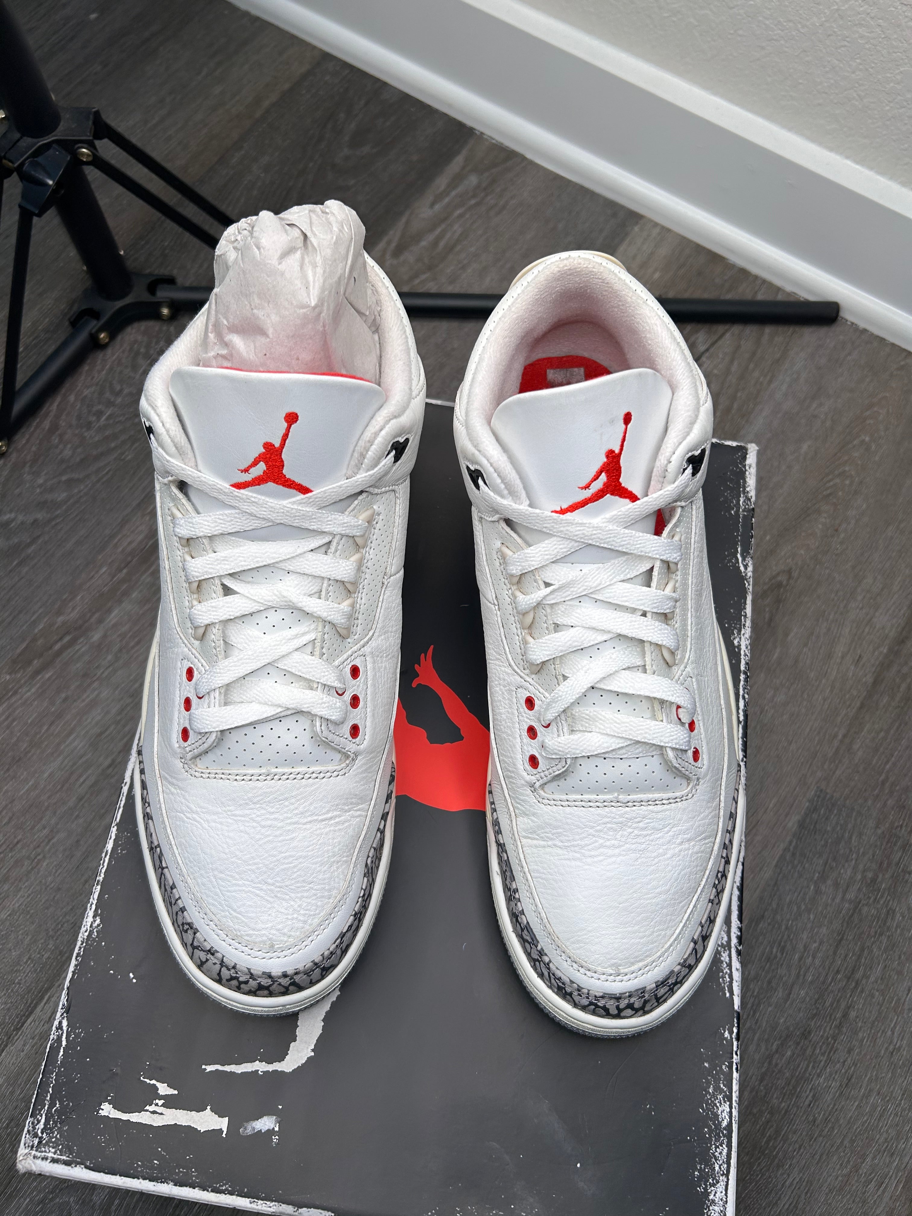 Size 11.5 - Jordan 3 White Cement Reimagined (2024) [DN3707-100]