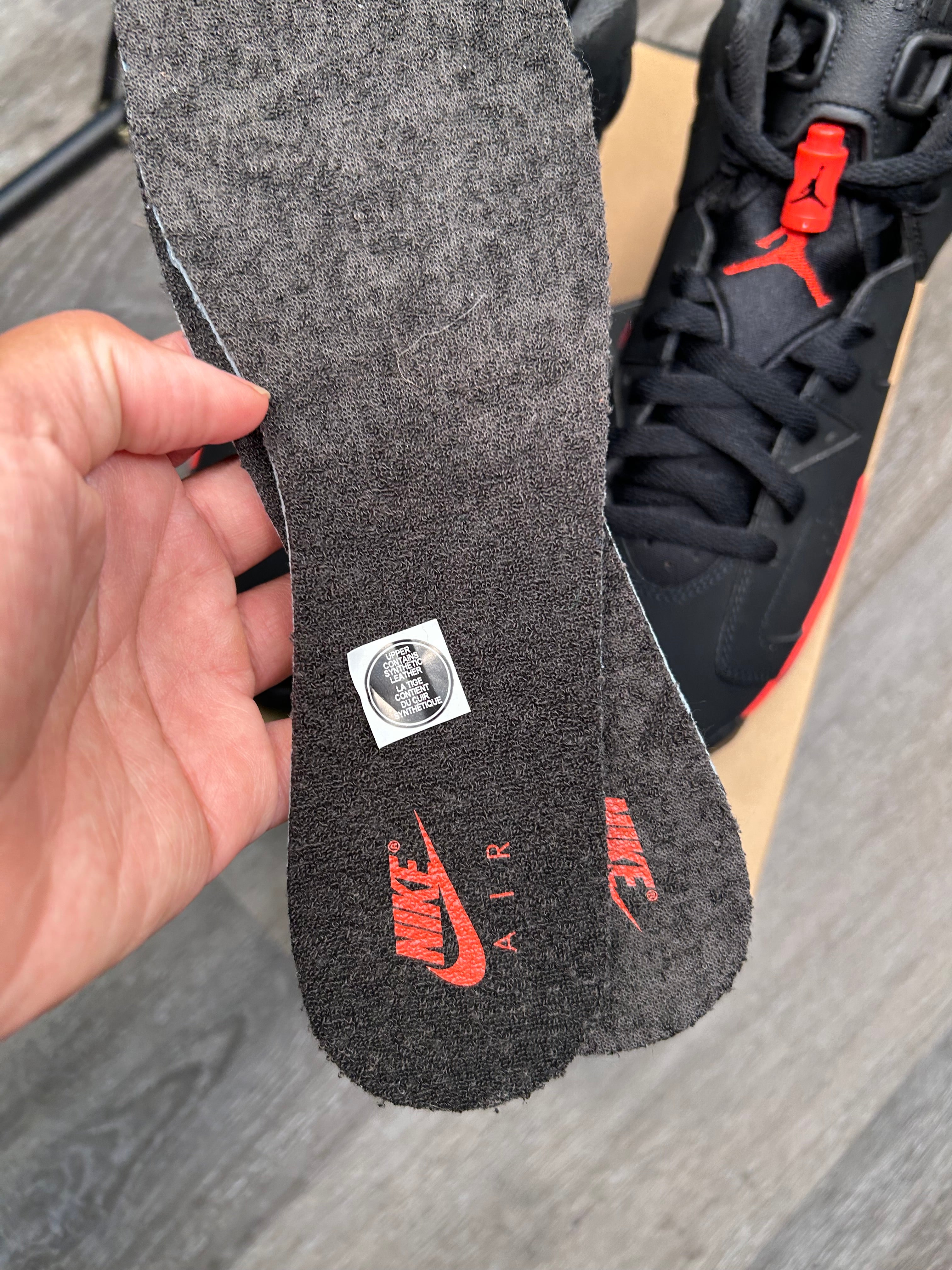Size 6.5Y - Jordan 6 Retro Infrared Salesman (2026)  IQ1275-001