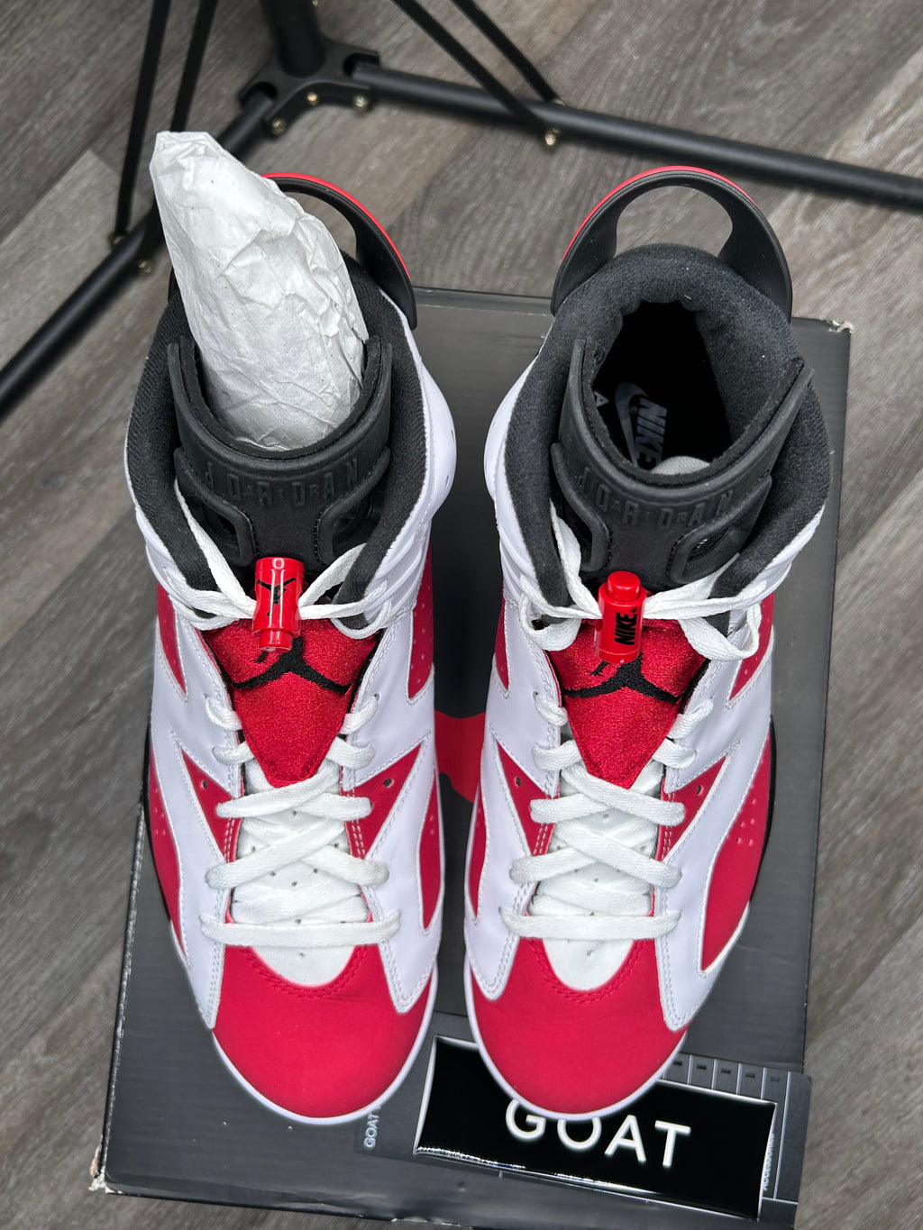 Size 11 Nike Jordan 6 Retro Carmine CT8529-106 Men's With Box
