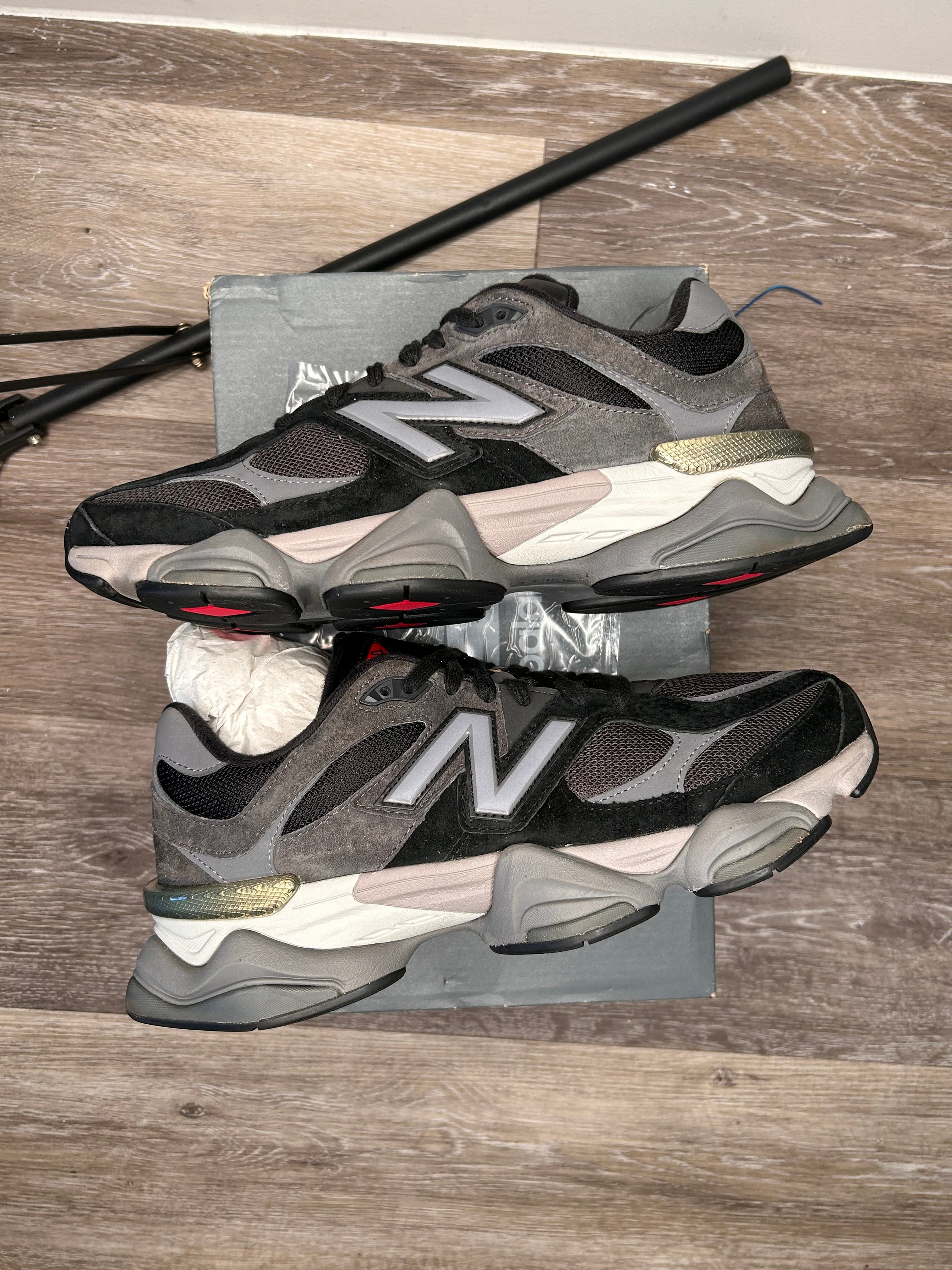 New Balance 9060 'Black Castlerock' U9060BLK Ship Now Size 11