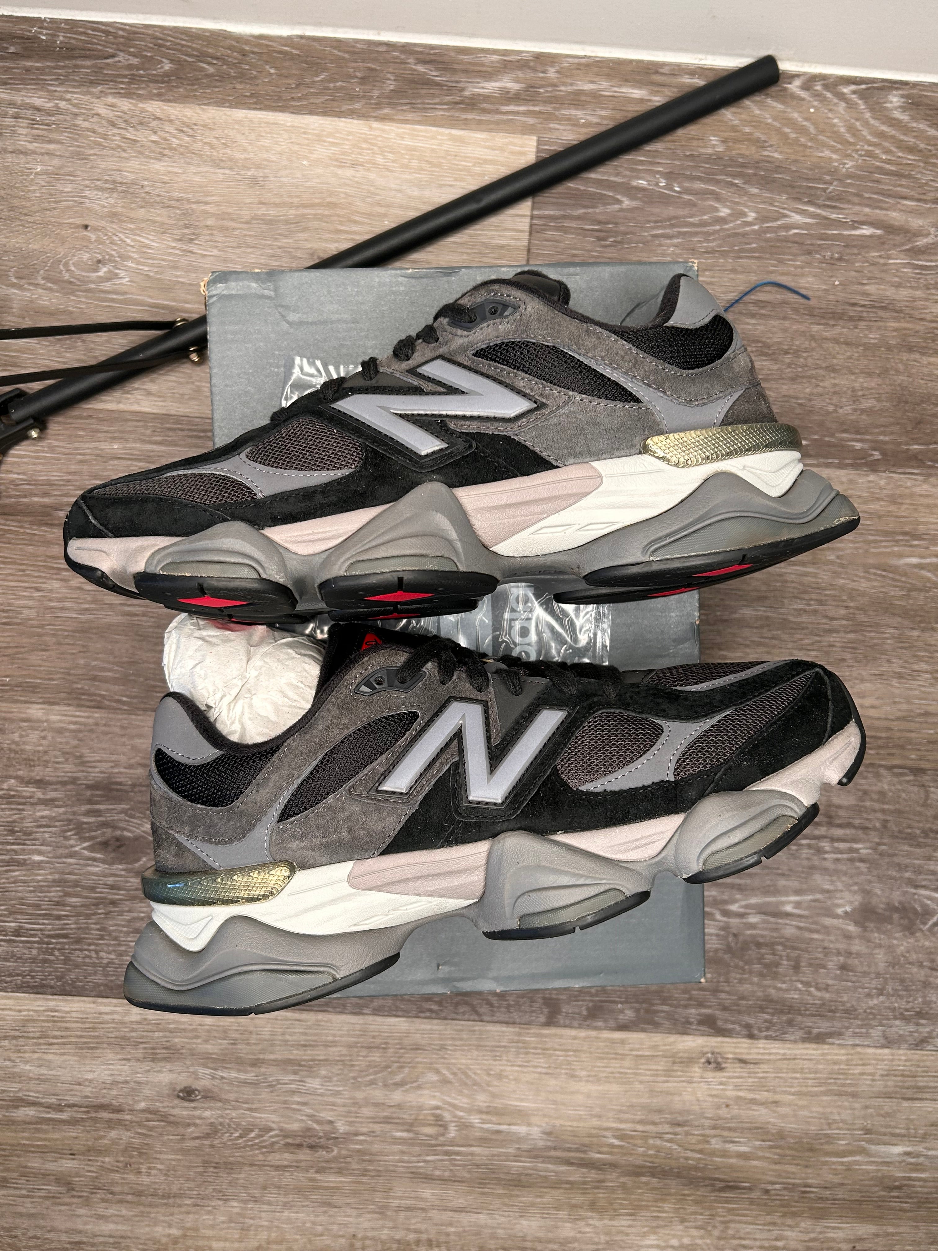 New Balance 9060 'Black Castlerock' U9060BLK Ship Now Size 11