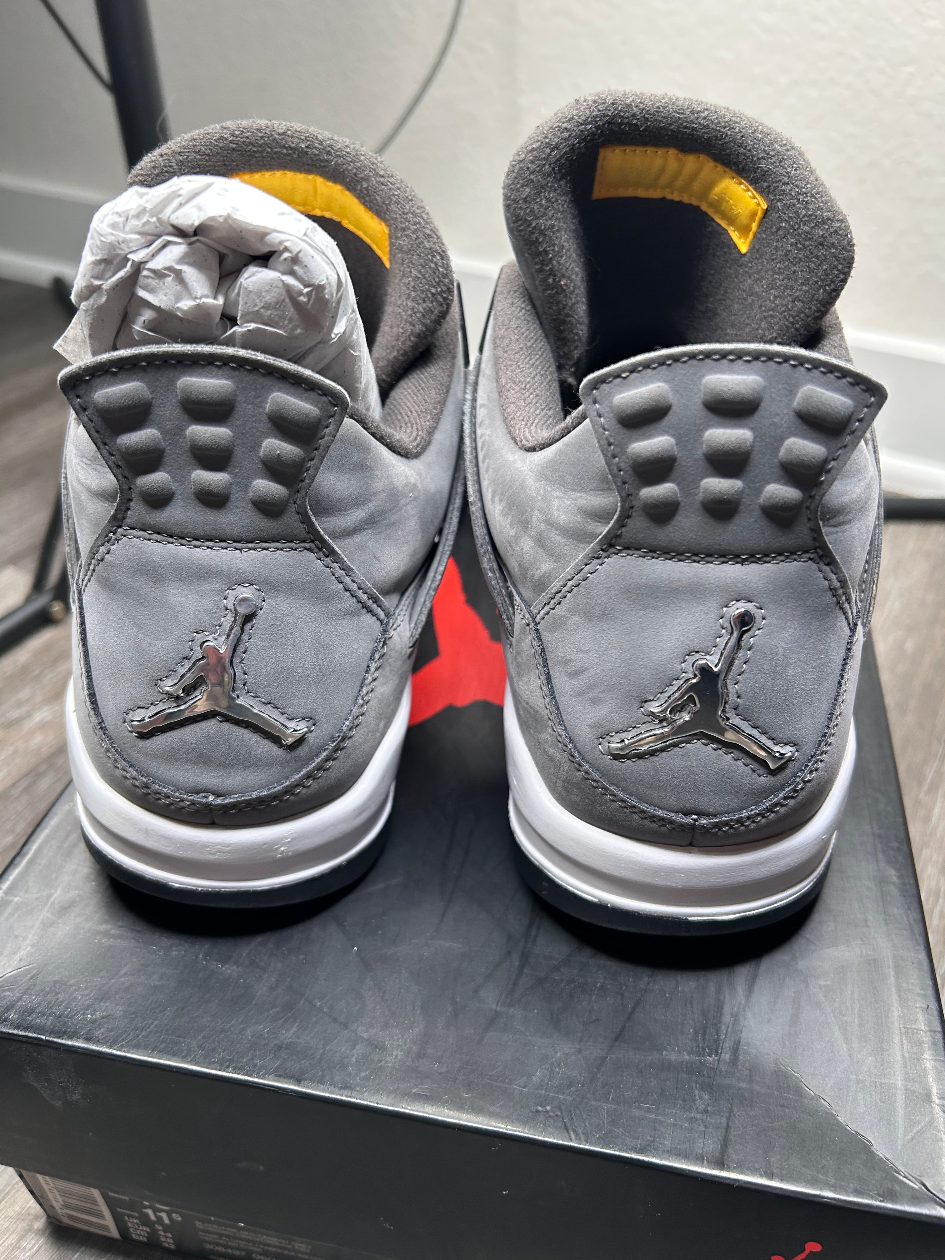 Size 13 Nike Jordan 4 Retro Cool Grey 2019 308497-007 Men’s