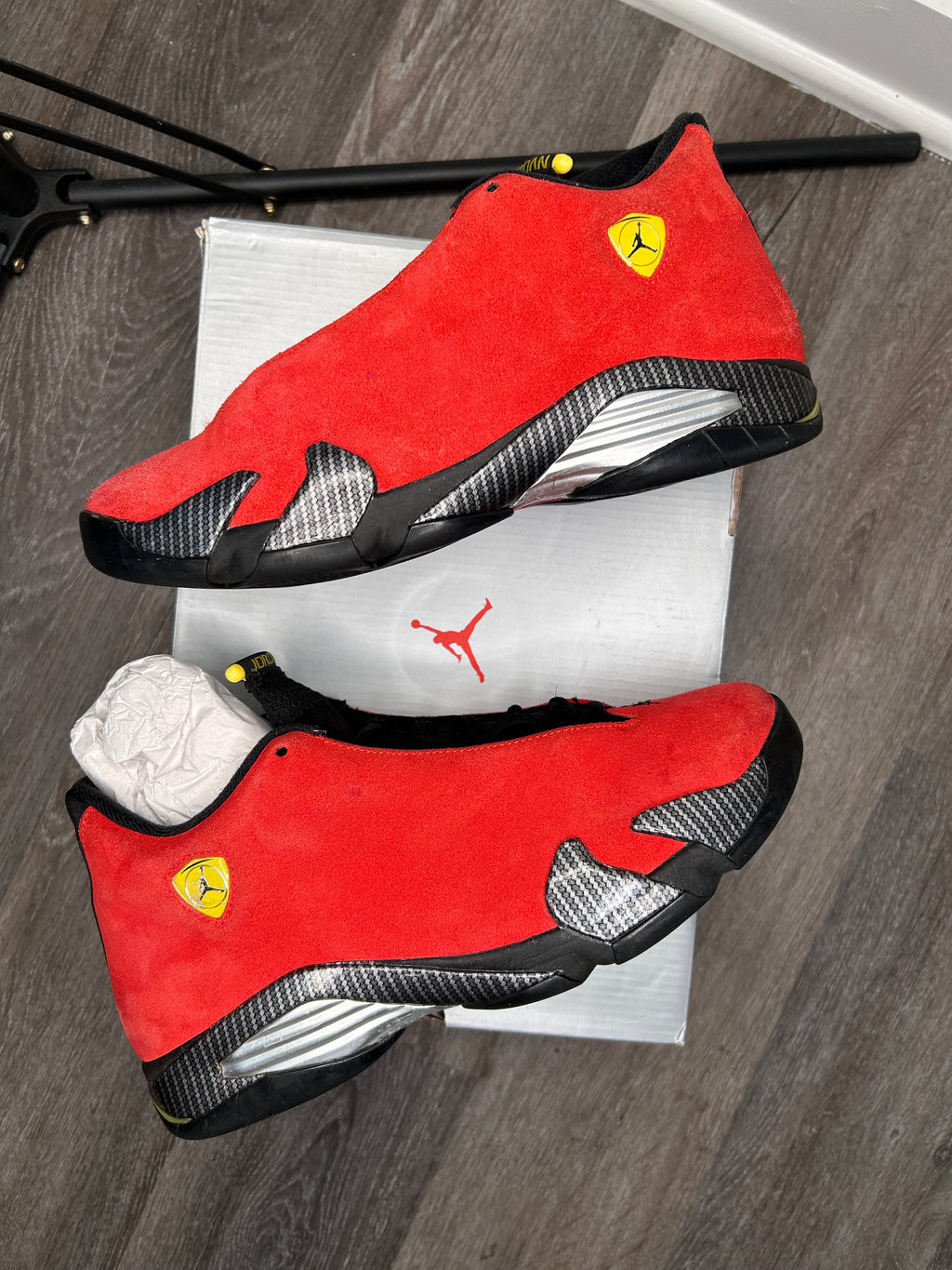 Size 10.5 - Jordan 14 Ferrari  (2025) IF5015-600