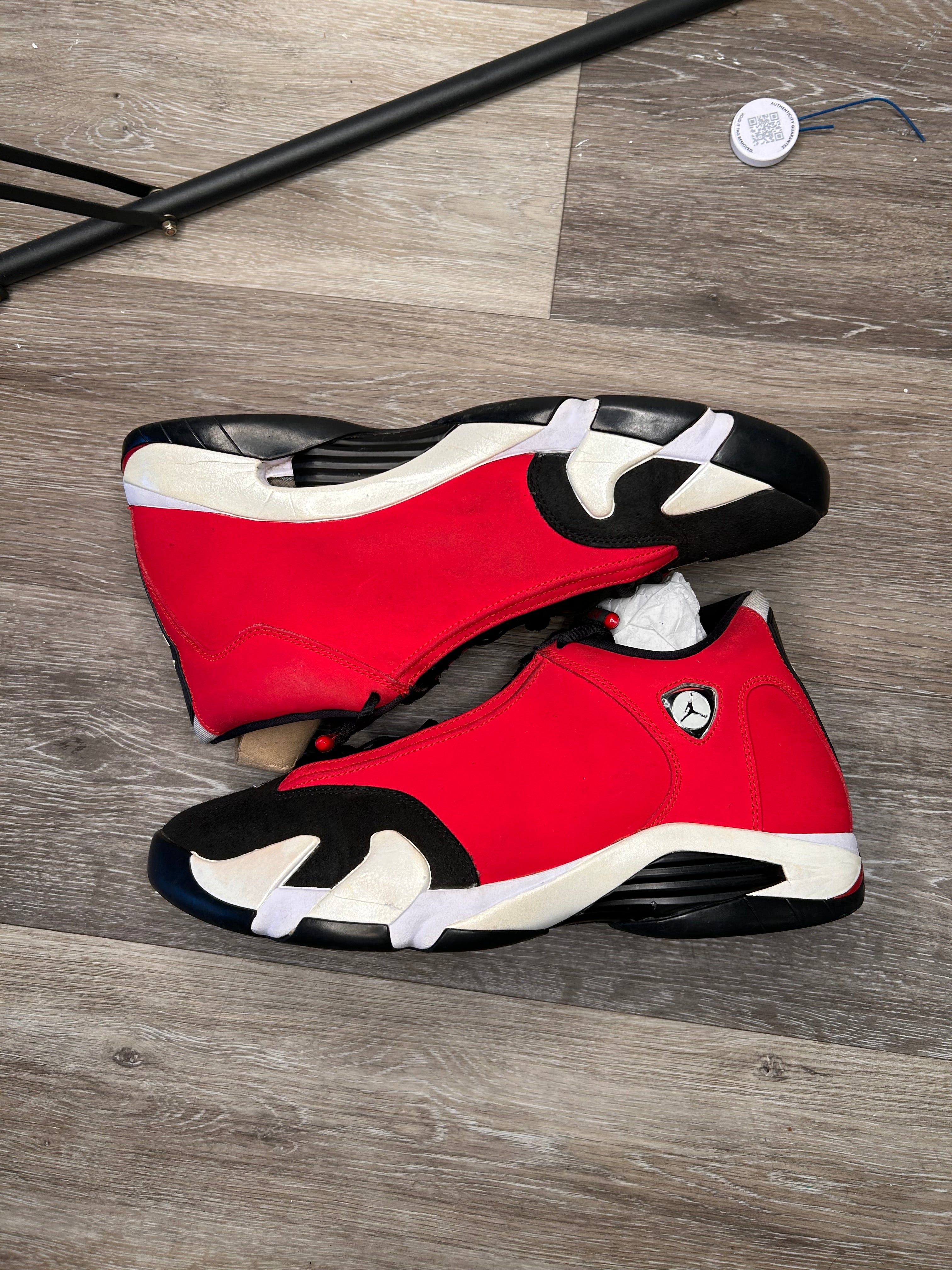 Sizd 13 - Nike Air Jordan Retro 14 Gym Red Toro Men's (487471-006) (2020)