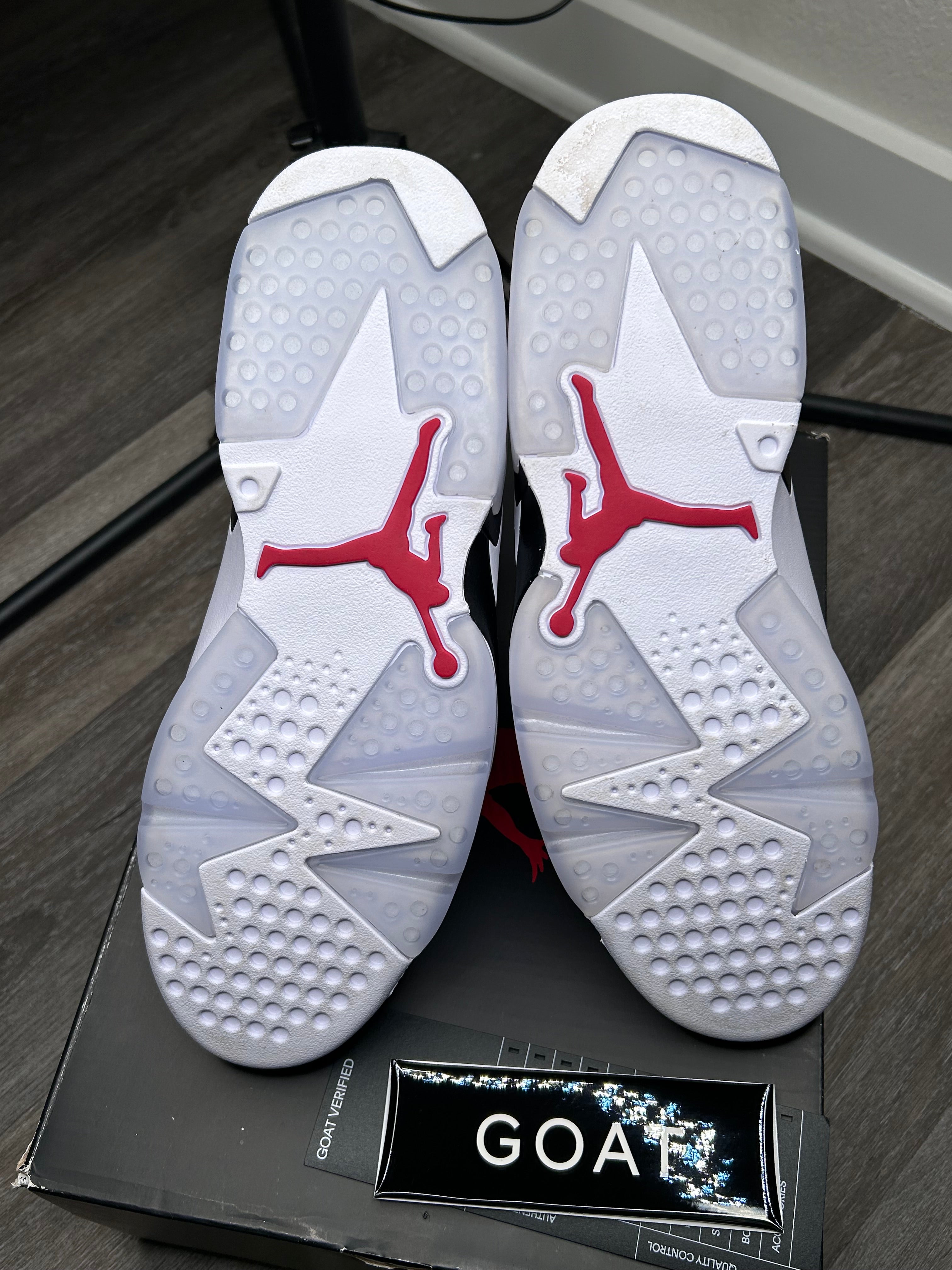 Size 11 Nike Jordan 6 Retro Carmine CT8529-106 Men's With Box