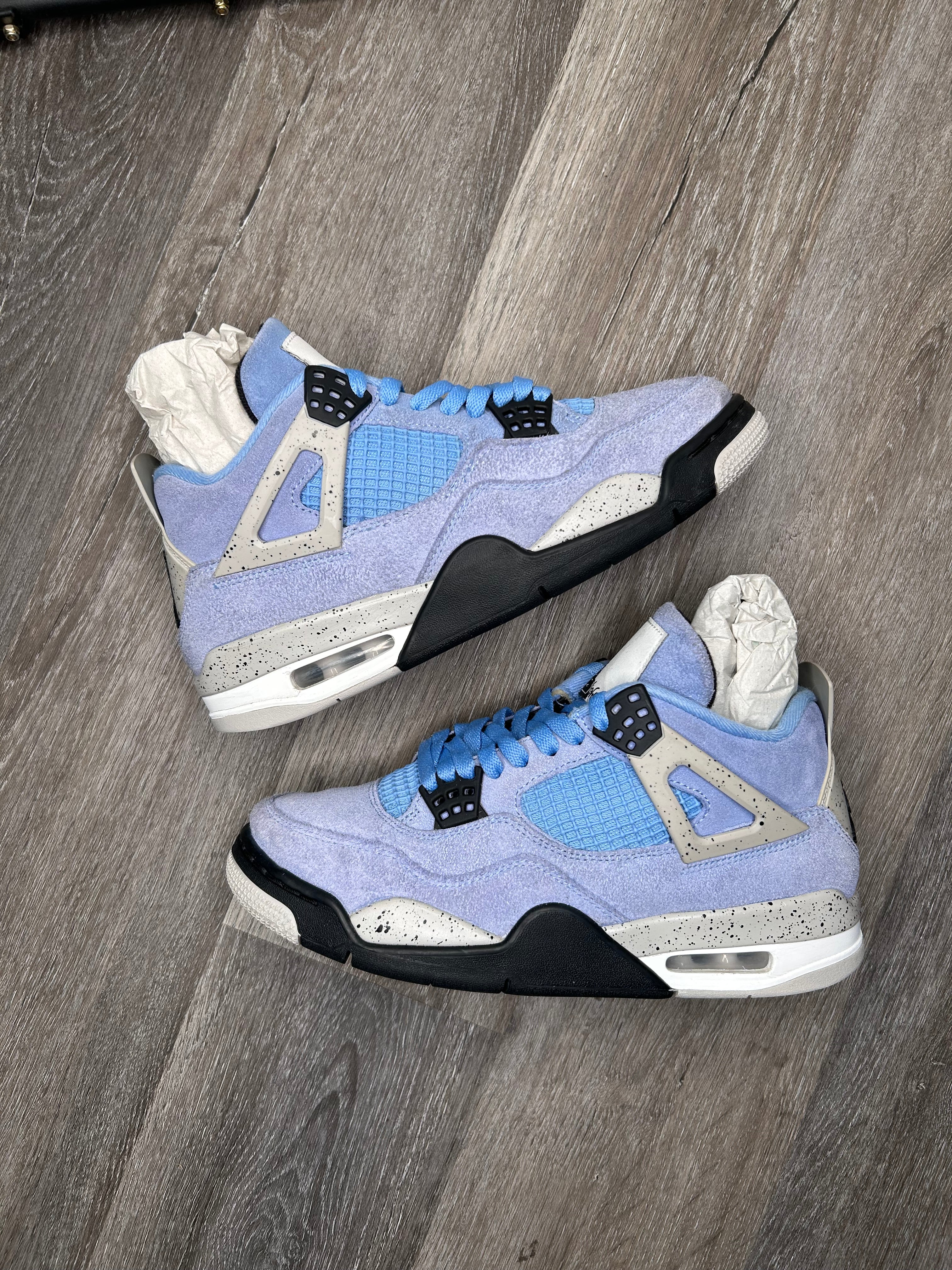 Size 8 - Jordan 4 Retro University Blue Unc (2021) CT8527-400