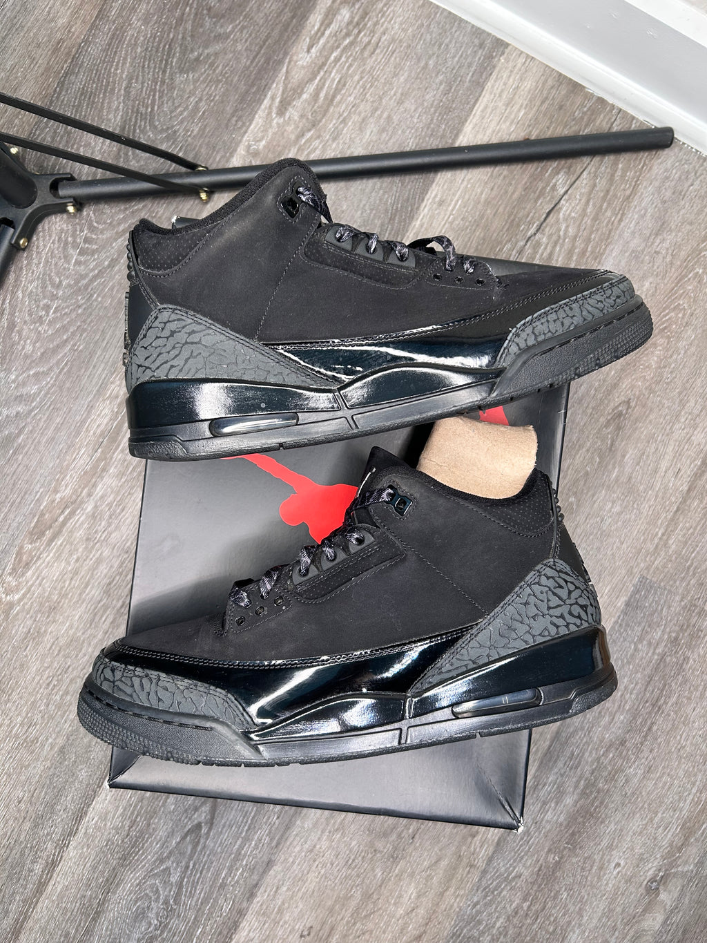 Size 10.5 - Jordan 3 Black Cat (2025) CT8532-001