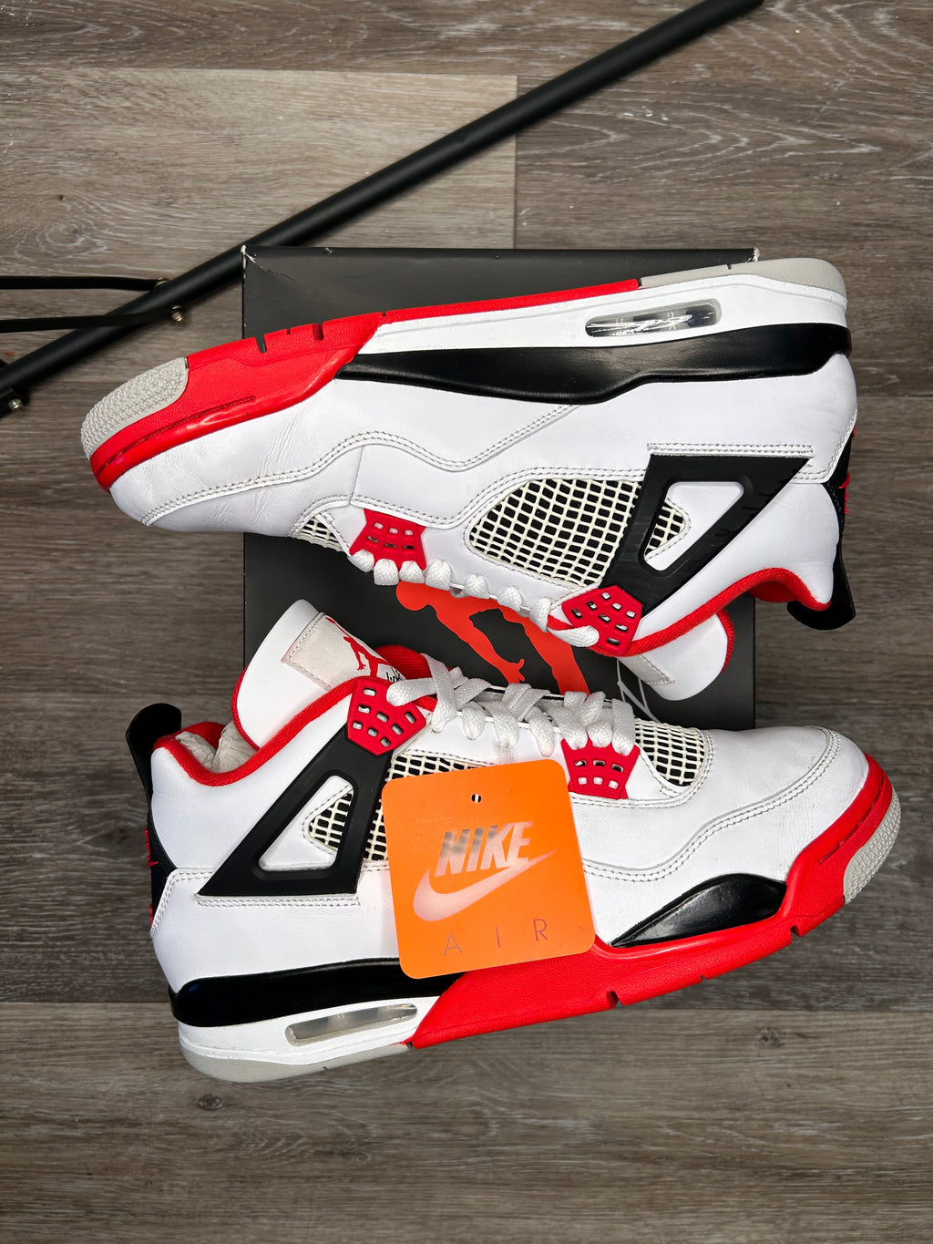 Size 10.5 - Nike Air Jordan 4 Retro Fire Red (2020) DC7770-160