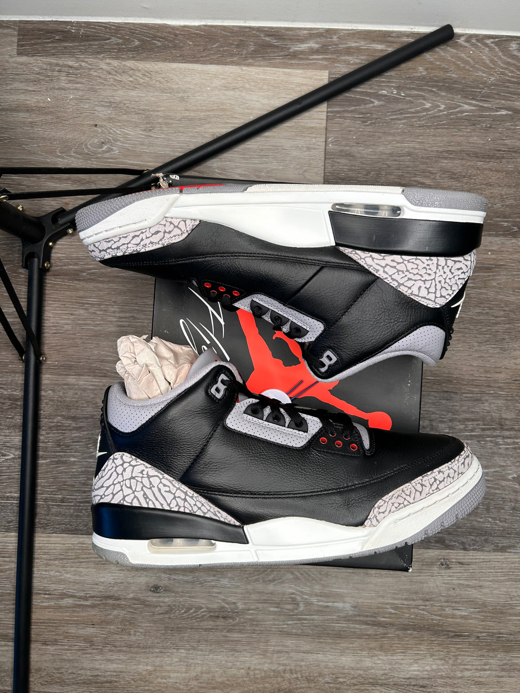 Nike Air Jordan 3 Retro OG Black Cement (2024) Size 12