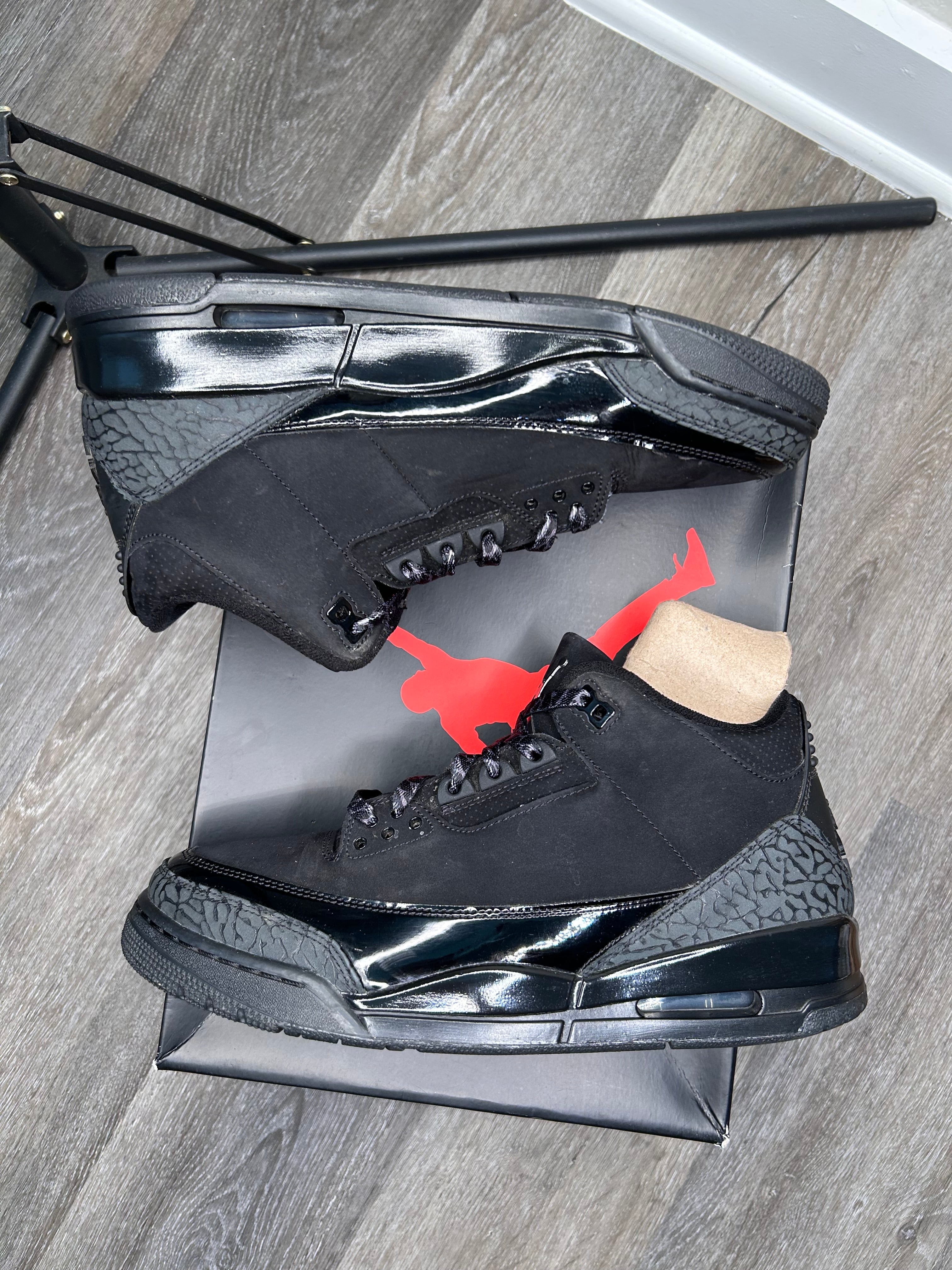 Size 10.5 - Jordan 3 Black Cat (2025) CT8532-001