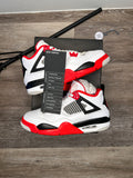 Size 7Y- NIKE AIR Jordan 4 Retro OG Mid Fire Red (2020)
