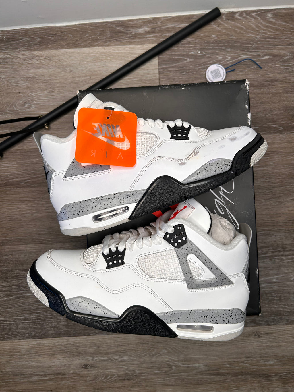 Nike Air Retro Jordan 4 Retro White Cement Og (2025) Size 8.5 Mens