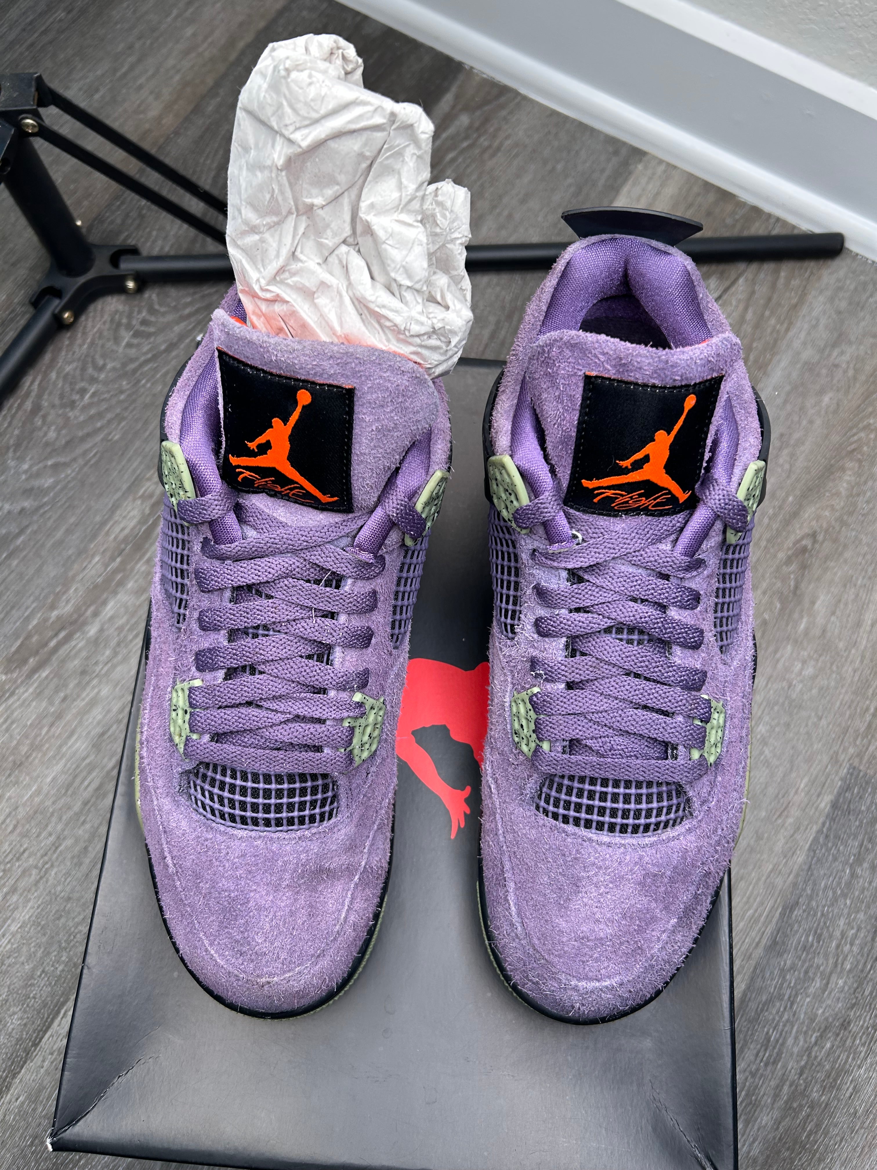 Size 12W/10.5M - Jordan 4 Canyon Purple (2022) AQ9129-500