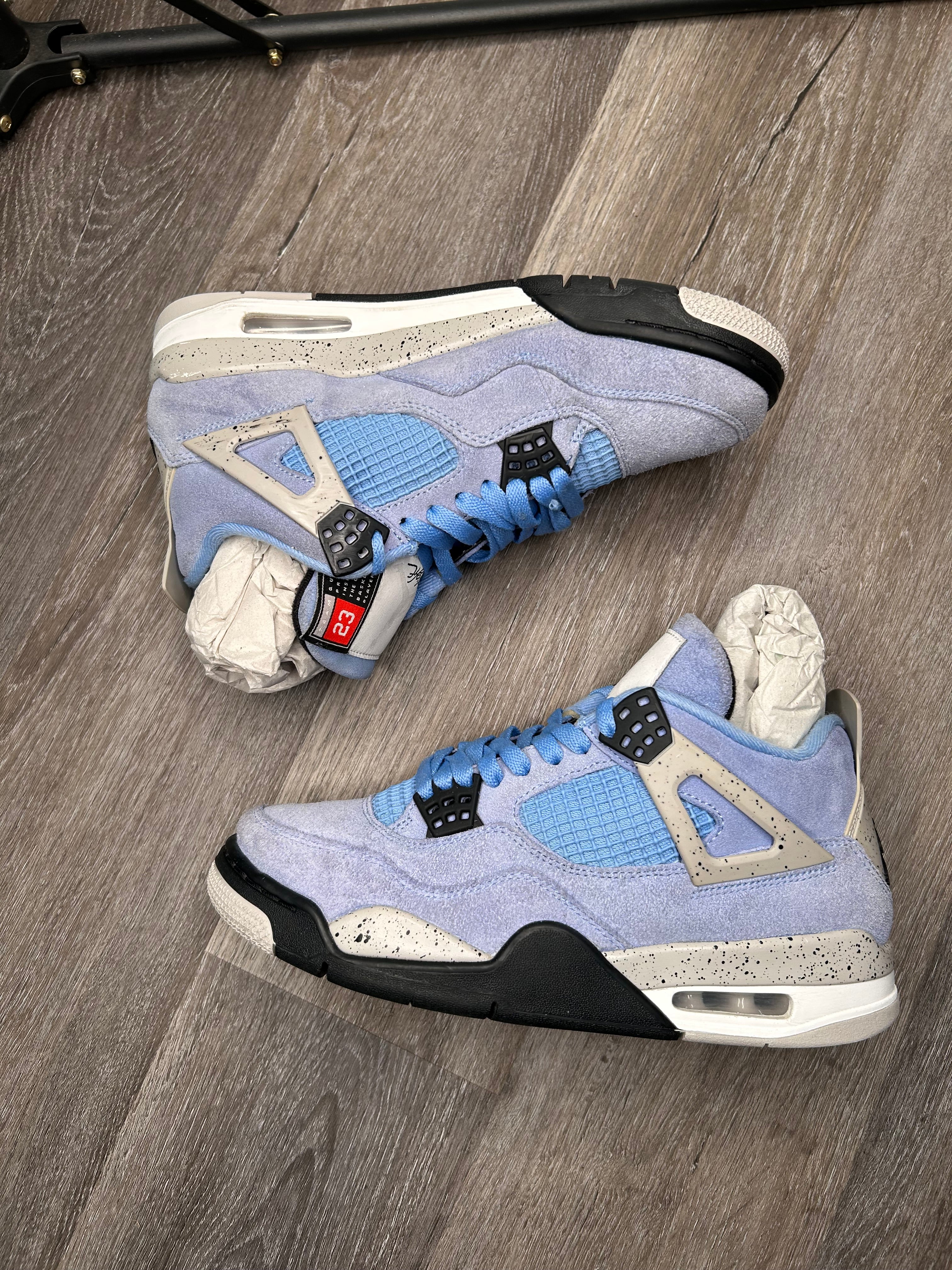 Size 8 - Jordan 4 Retro University Blue Unc (2021) CT8527-400