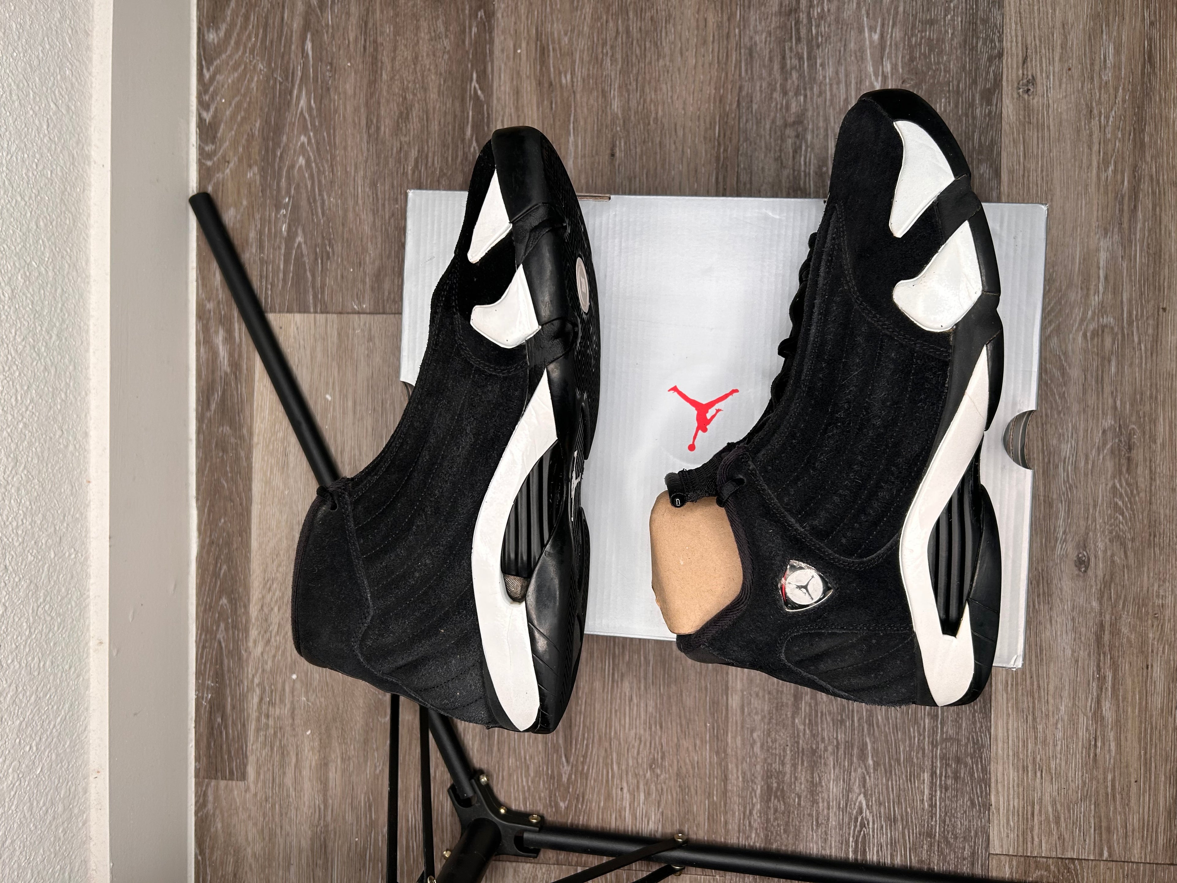 Size 11 Nike Air Retro Jordan 14 Retro Black White Panda 487471-016 (2023)